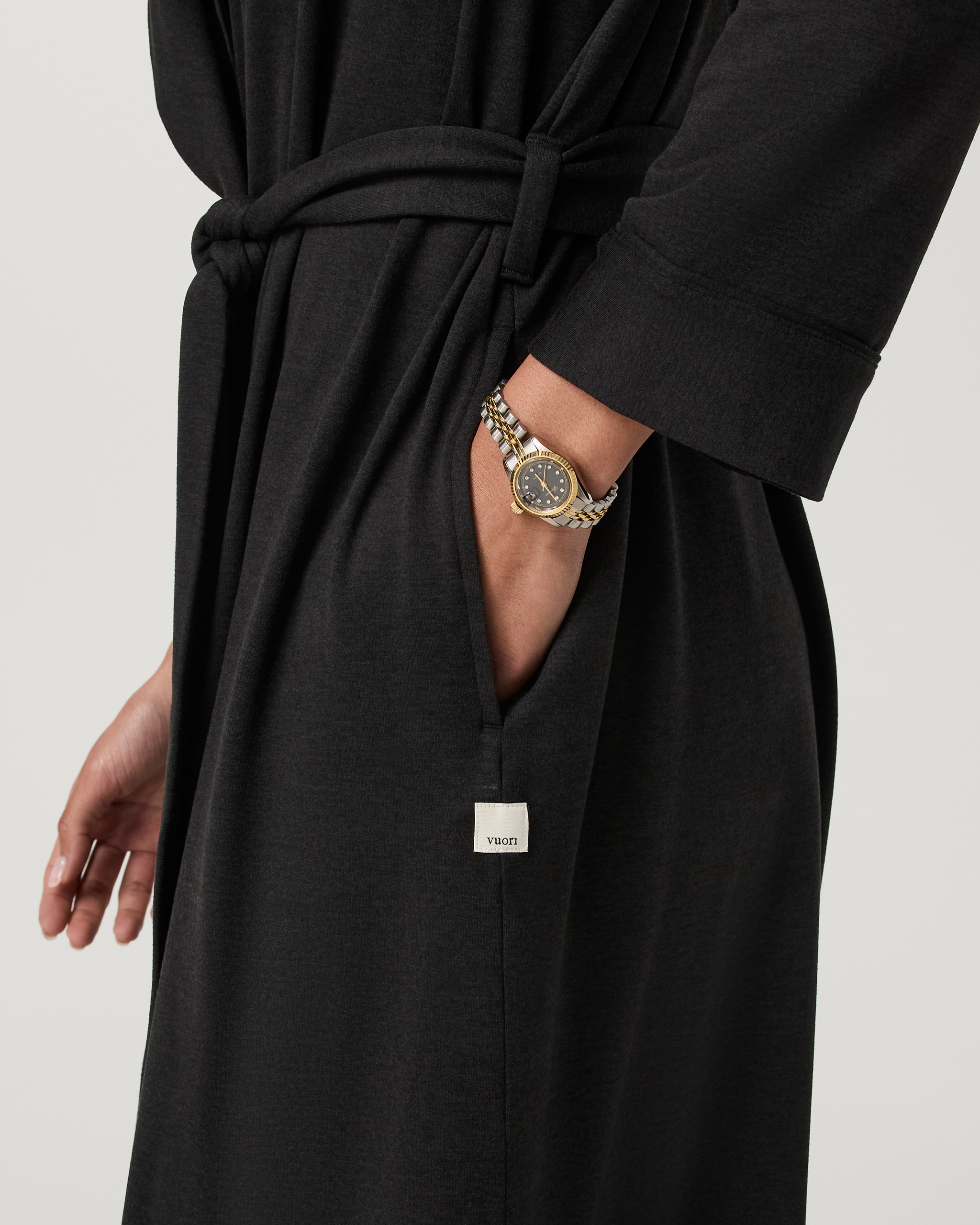 DreamKnit™ Robe | Black Heather - Image 2