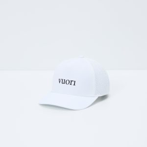 Vuori Wordmark Water Tech Hat | White