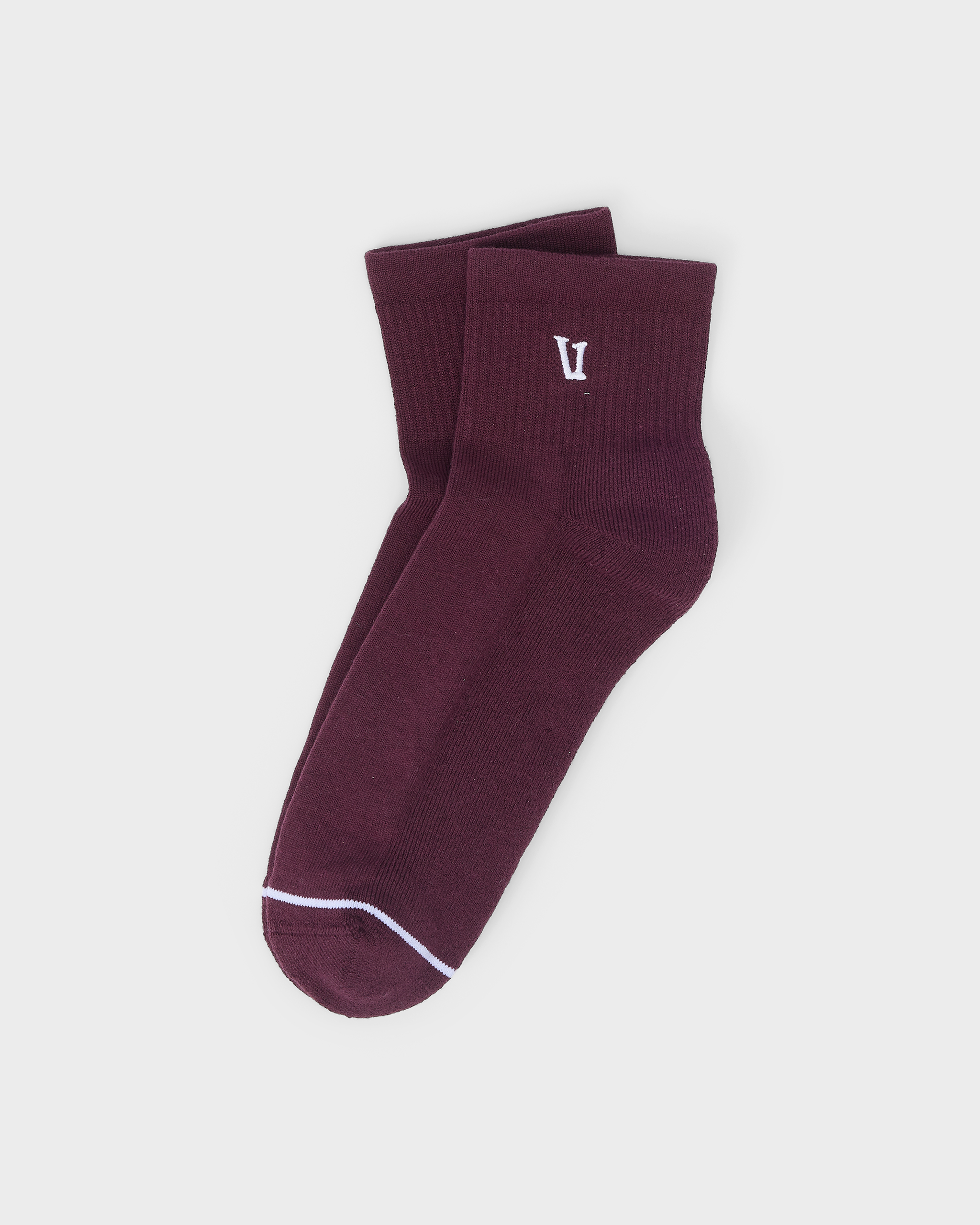 Quarter Crew V1 Sock 2.0 | Cerise