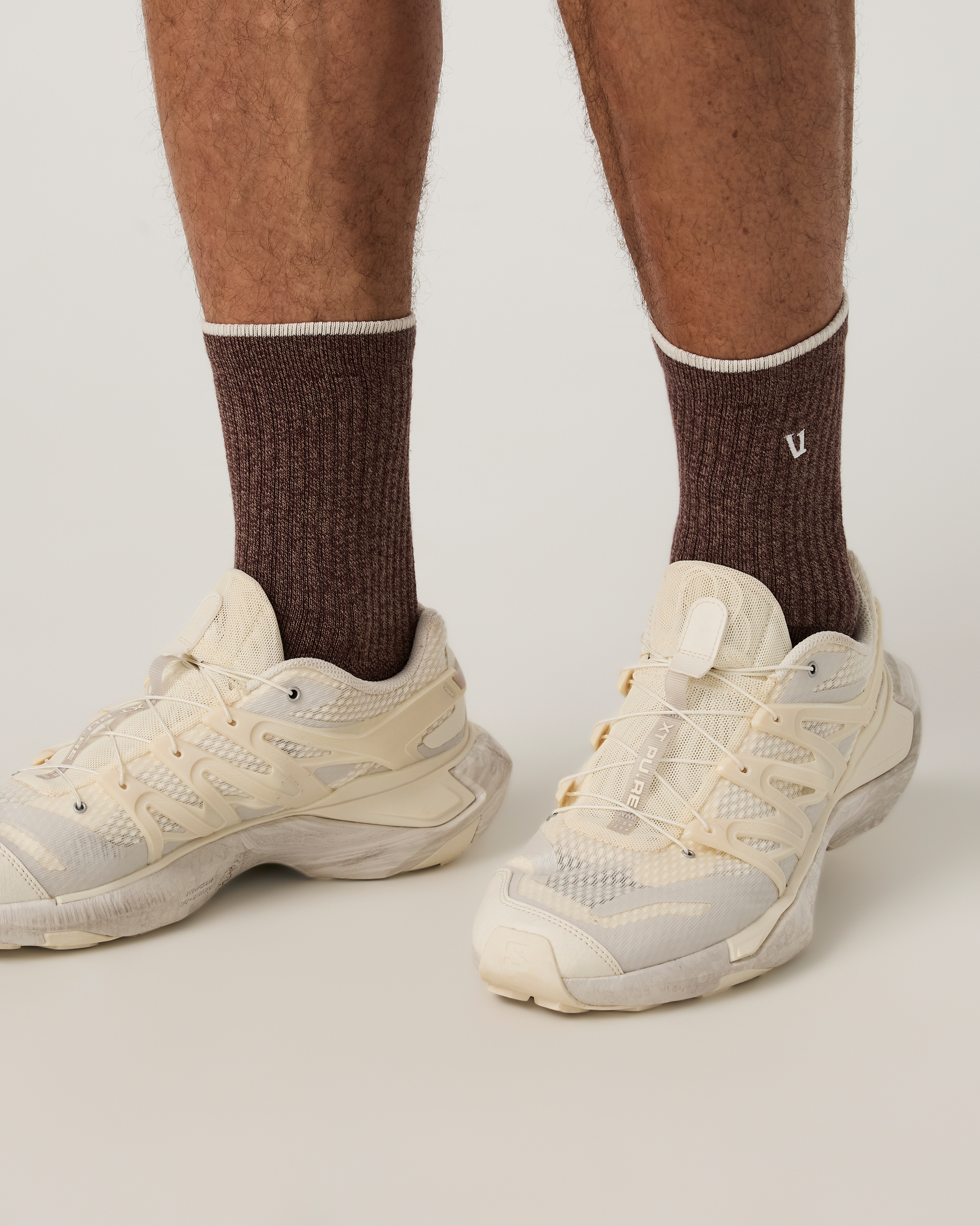 V1 Crew Sock 2.0 | Boysenberry Heather