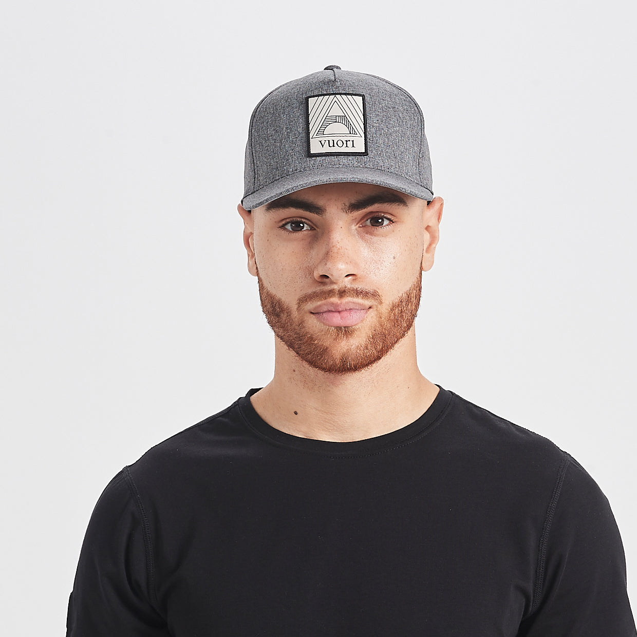 Geometric Hat | Heather Grey - Image 3