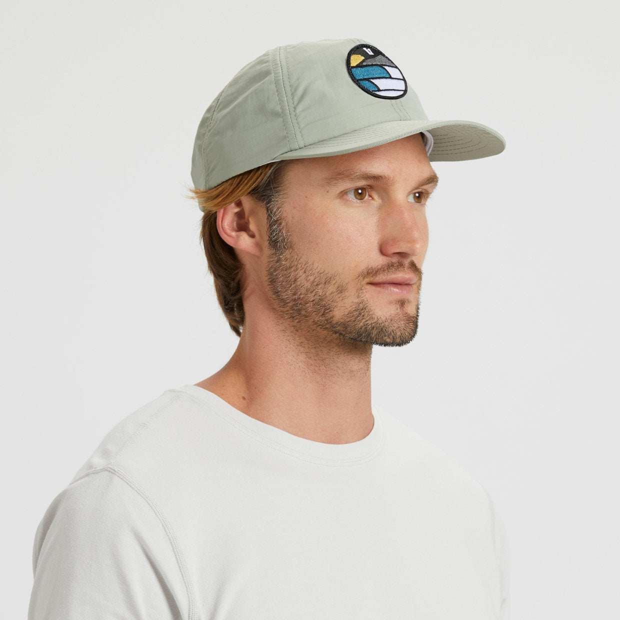 Waves Mountain Sun Hat | Grey - Image 2