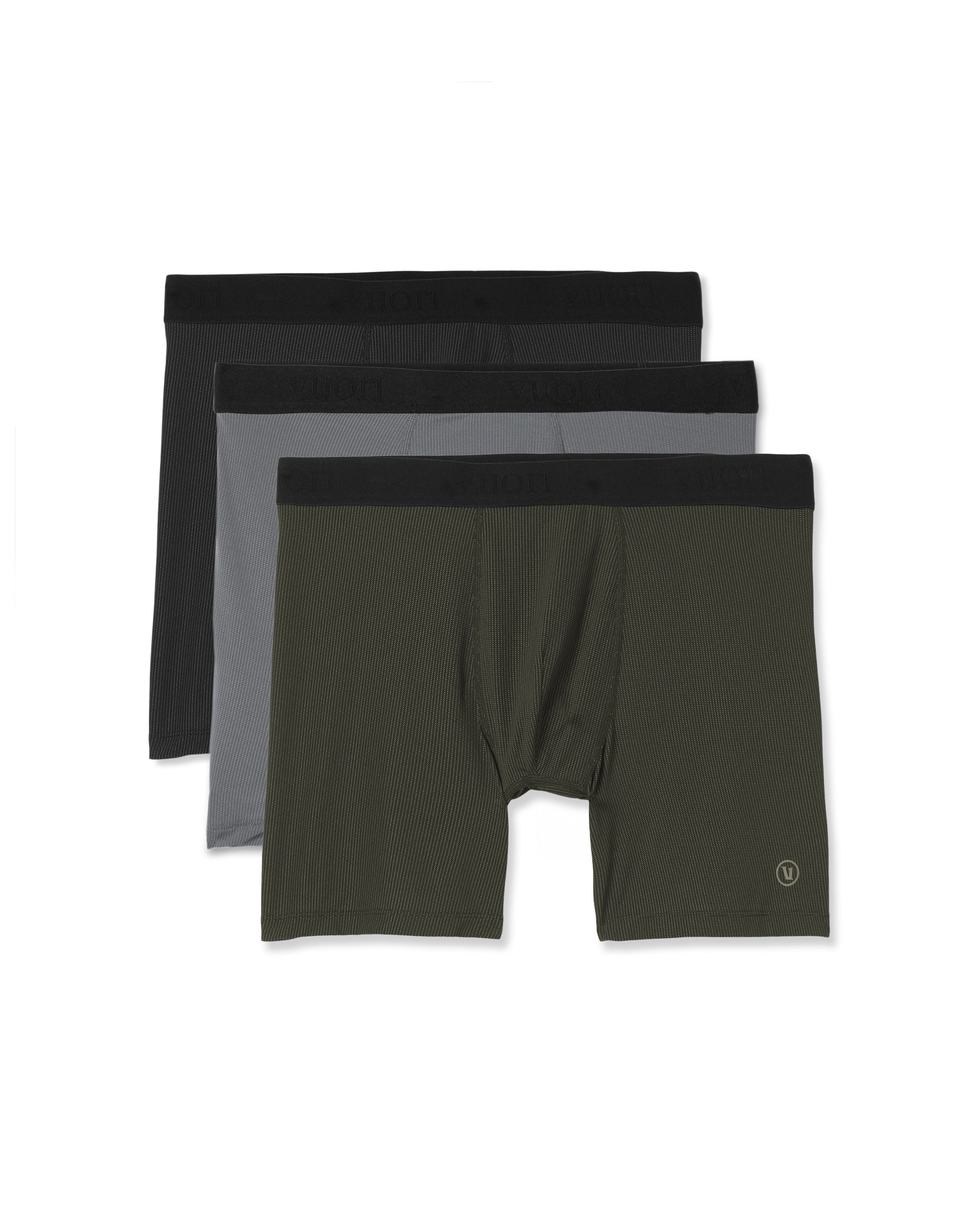 V1 Boxer Brief Pack | Black/Charcoal/Dark Oregano