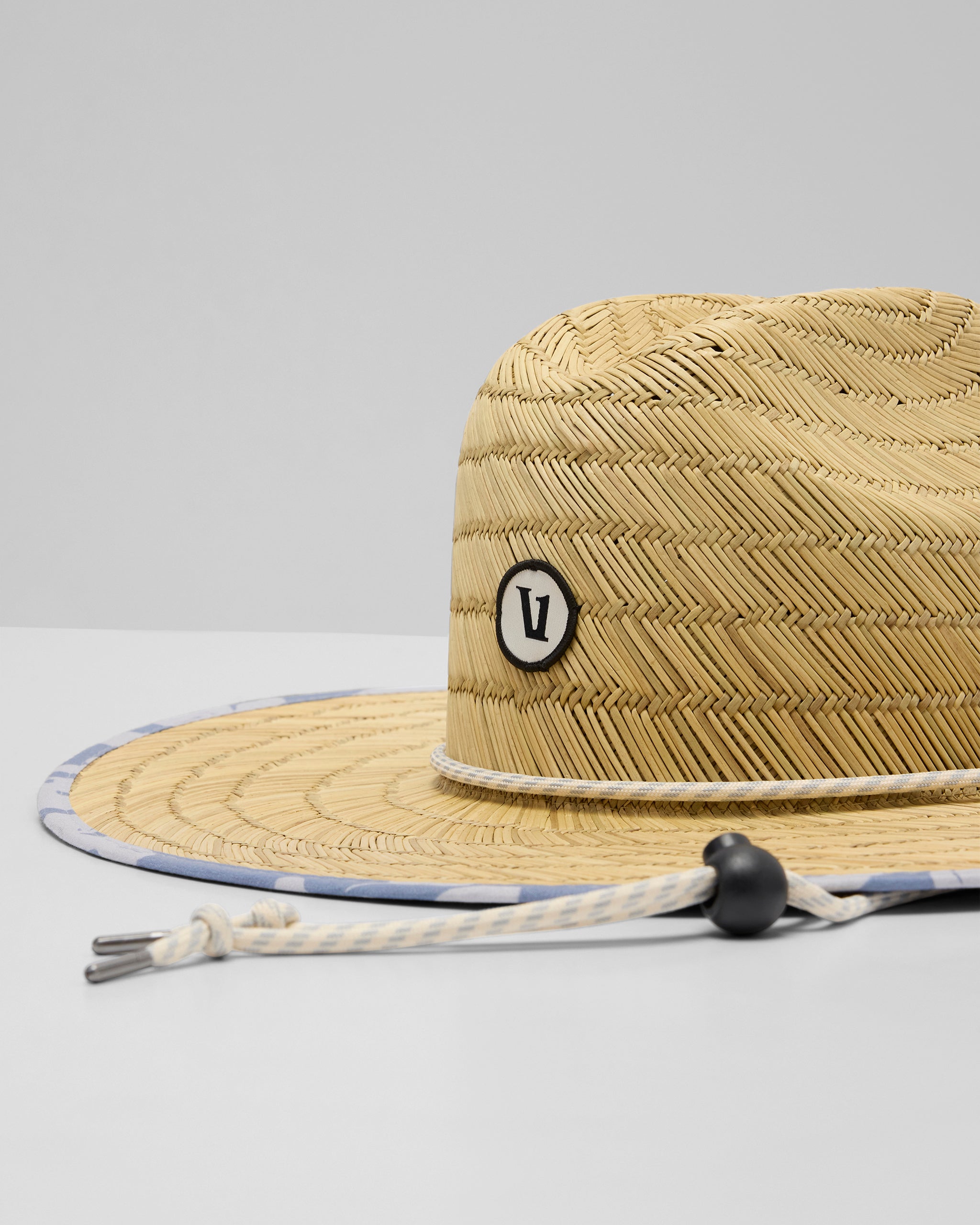 Beacons Lifeguard Hat | Dusty Blue Plumeria - Image 4