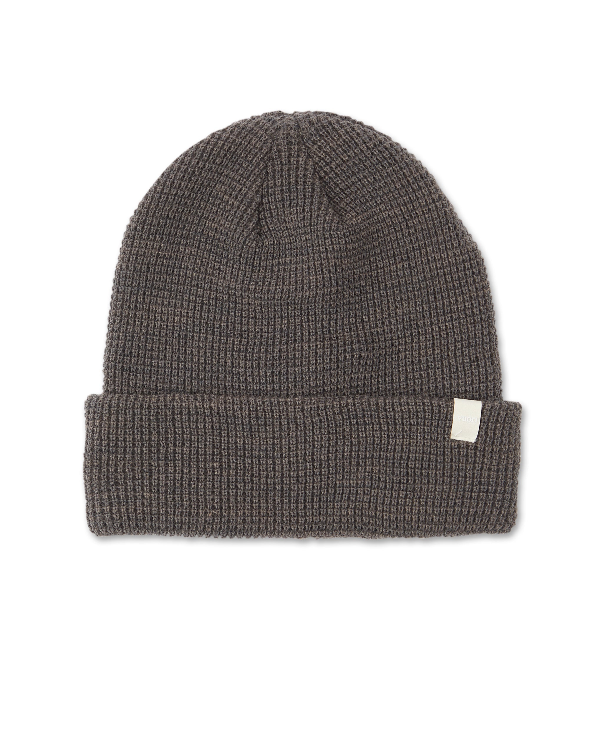 Alpine Waffle Beanie | Charcoal