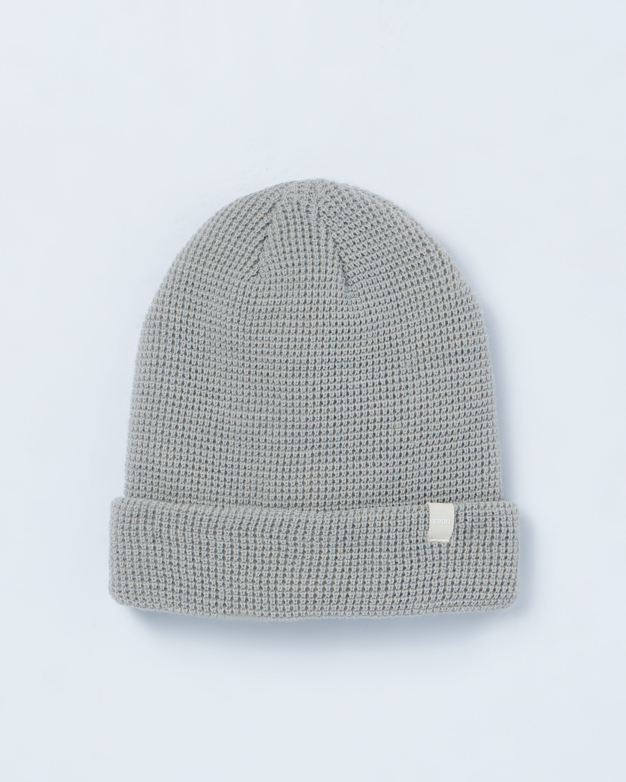 Alpine Waffle Beanie | Sky Grey