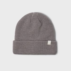 Alpine Waffle Beanie | Shiitake
