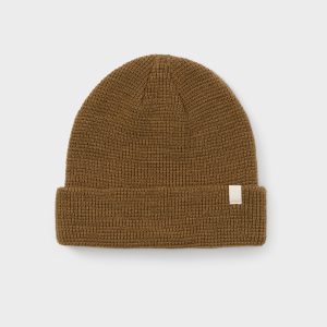 Alpine Waffle Beanie | Tobacco