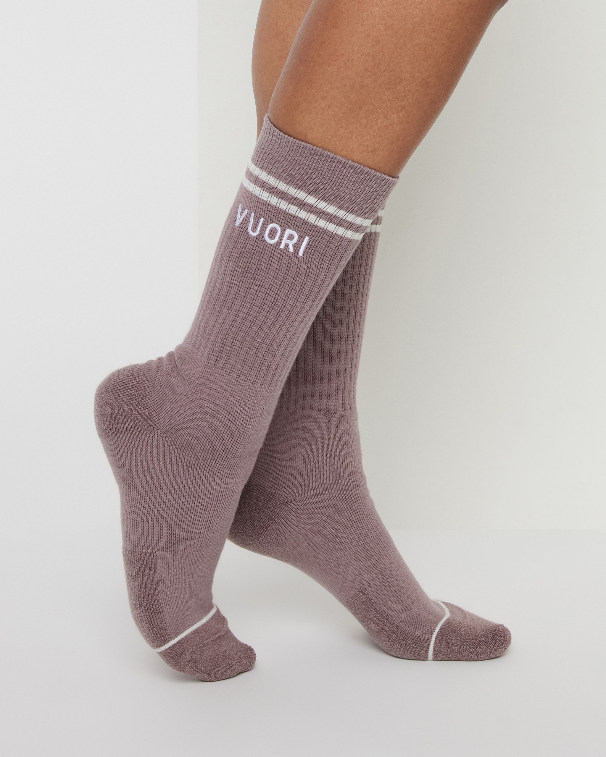 Vuori Crew Sock | Dark Umber - Image 2