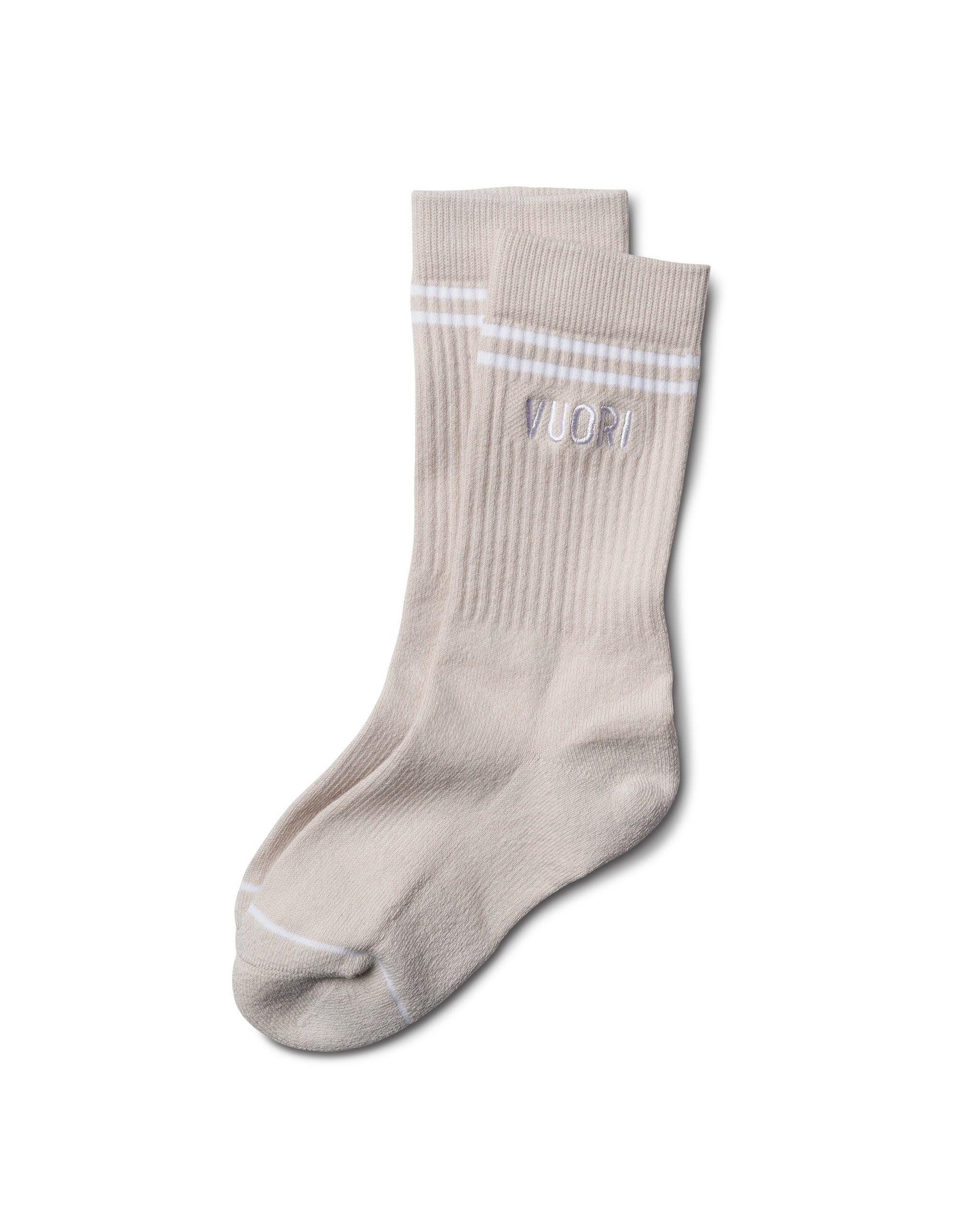 Vuori Crew Sock | Salt Heather (OLD)