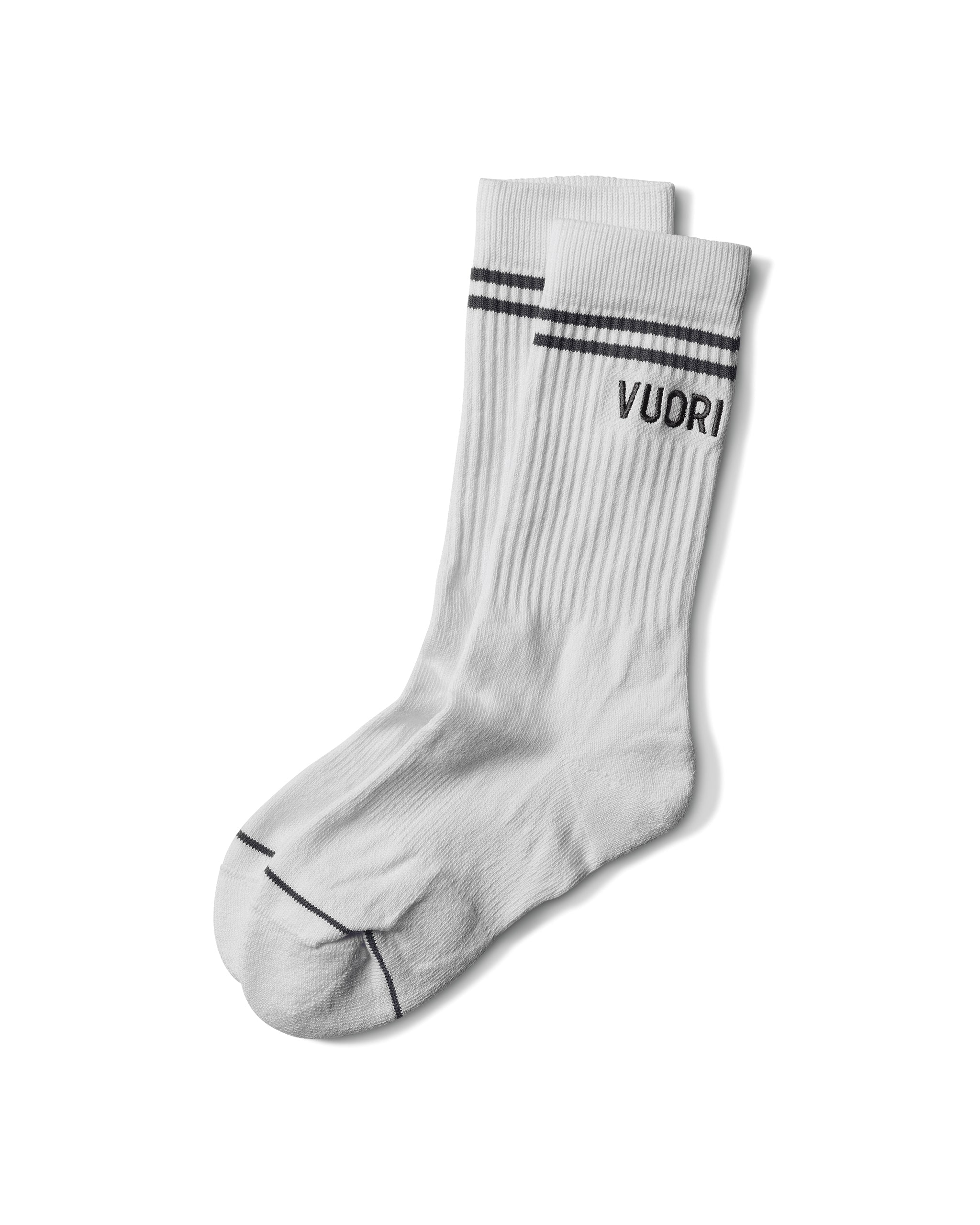 Vuori Crew Sock 2.0 | White
