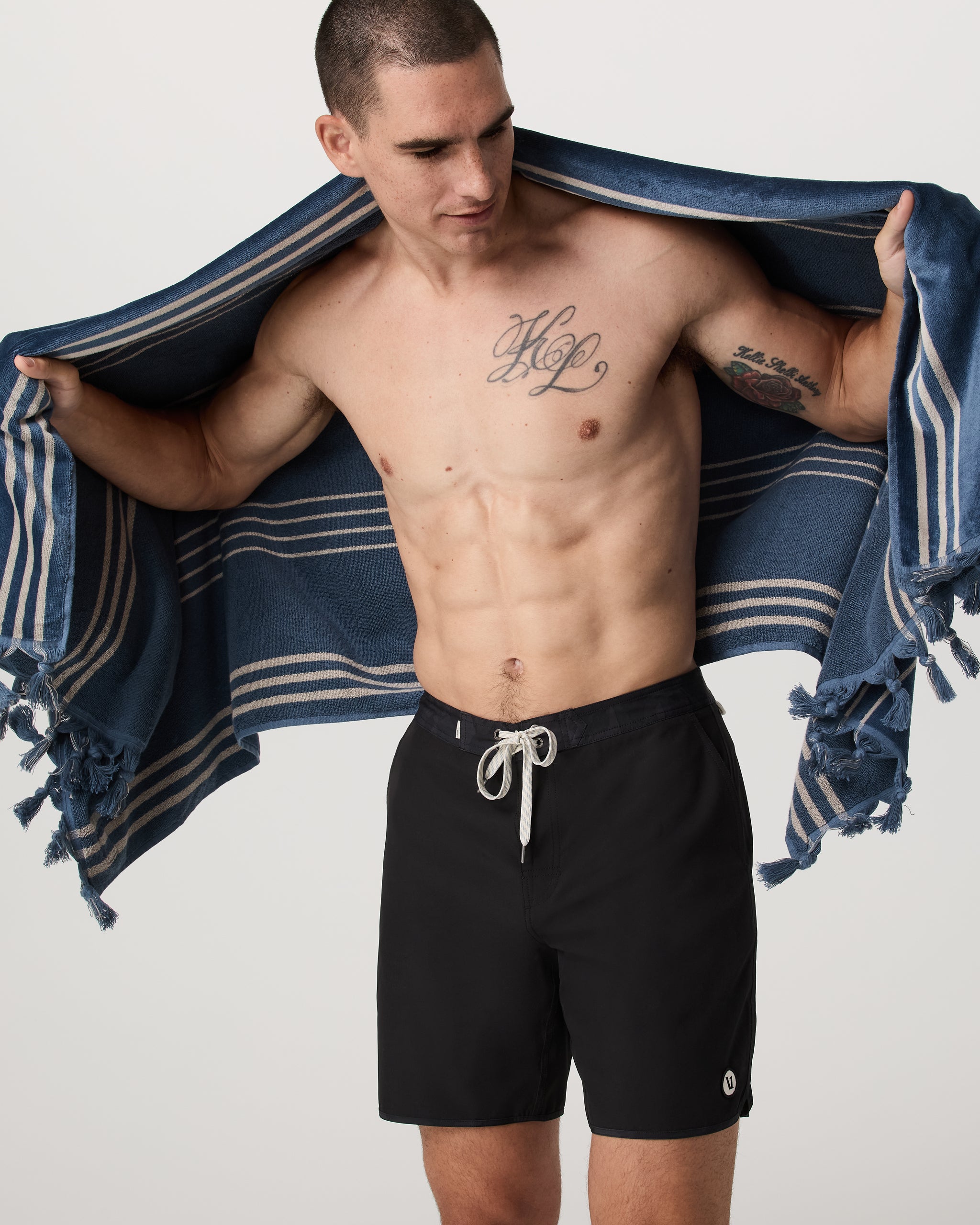 Fringe Beach Towel | Pond - Image 2
