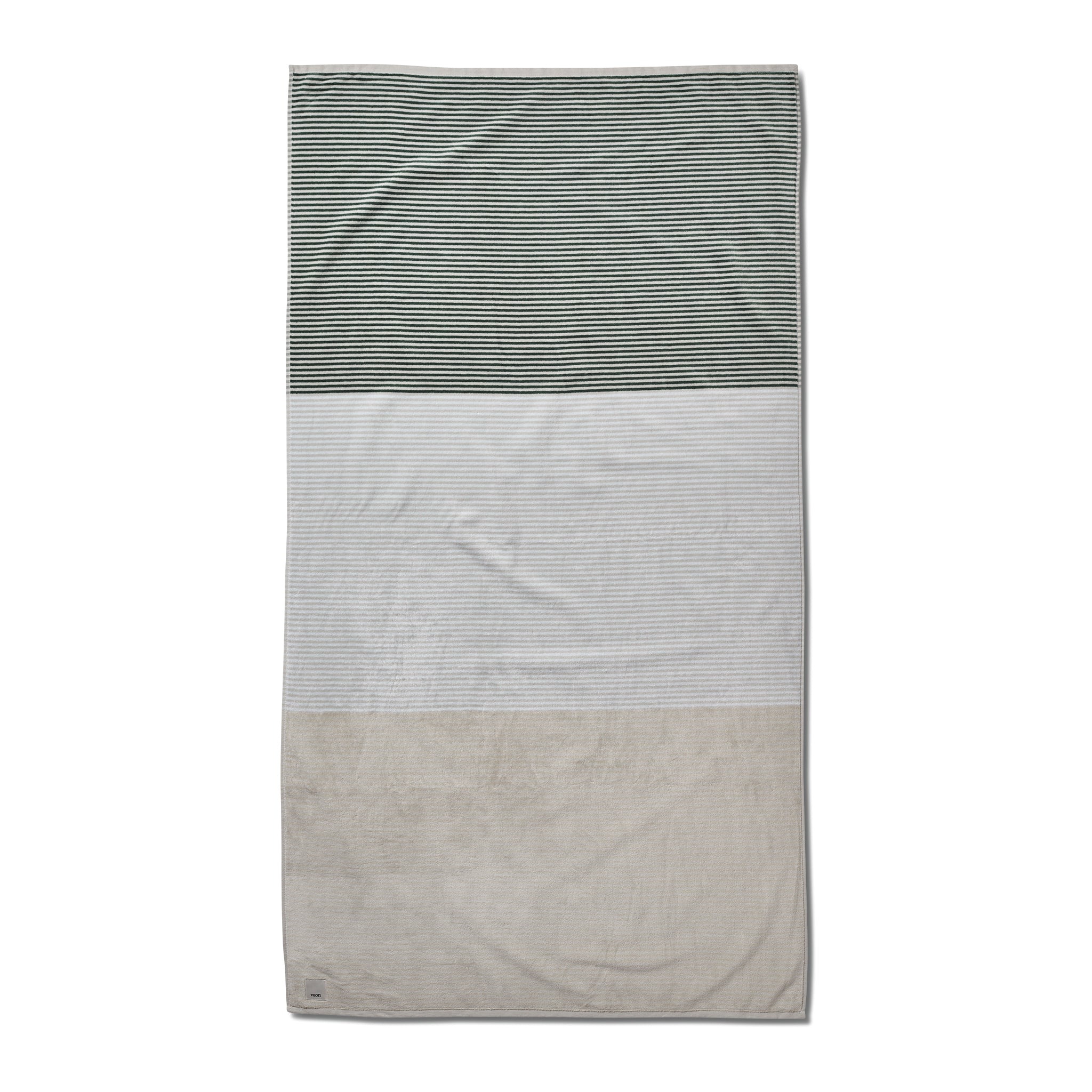 Wave Stripe Beach Towel | Oyster Wave Stripe - Image 2