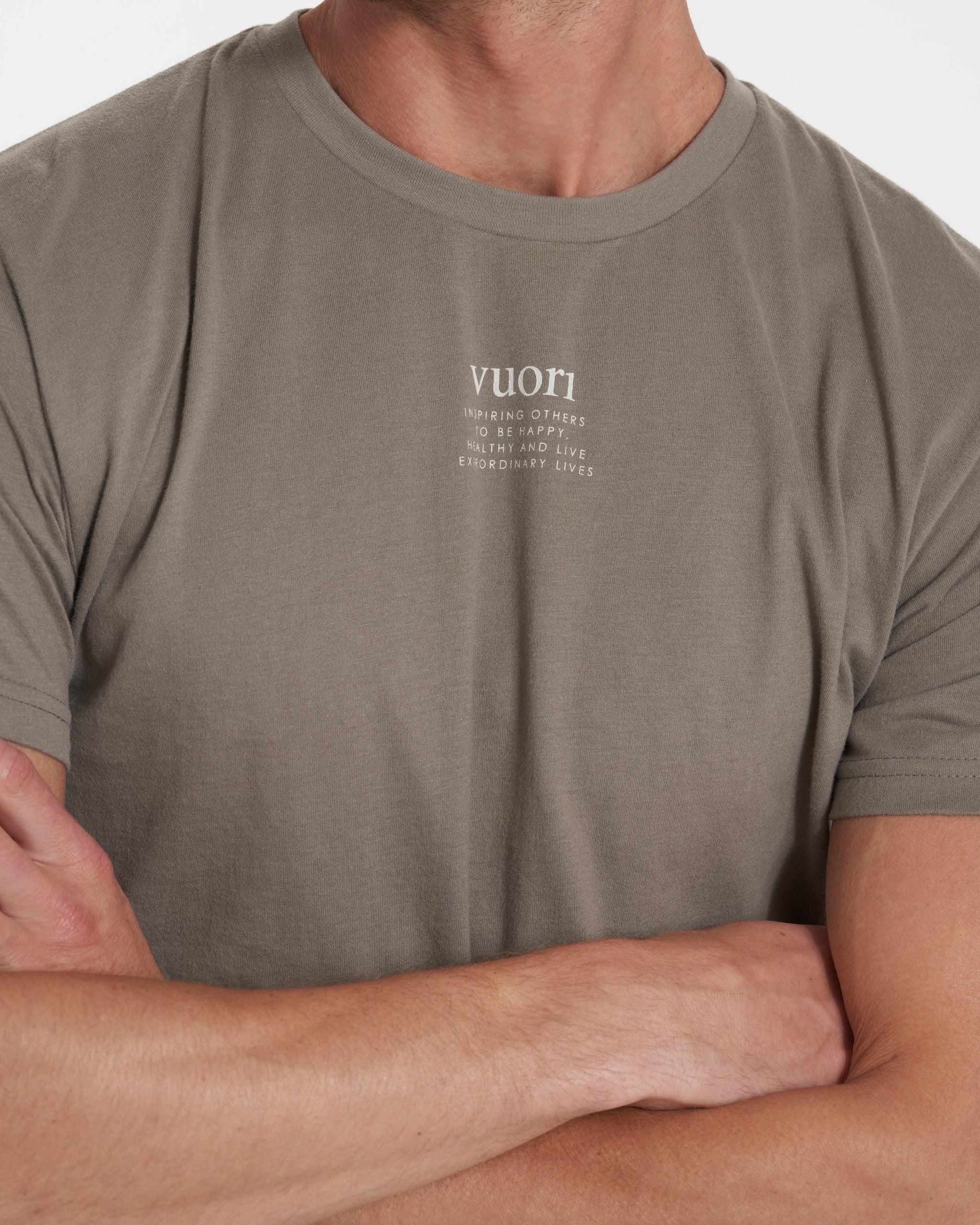V1 Shine Tee | Warm Grey - Image 3