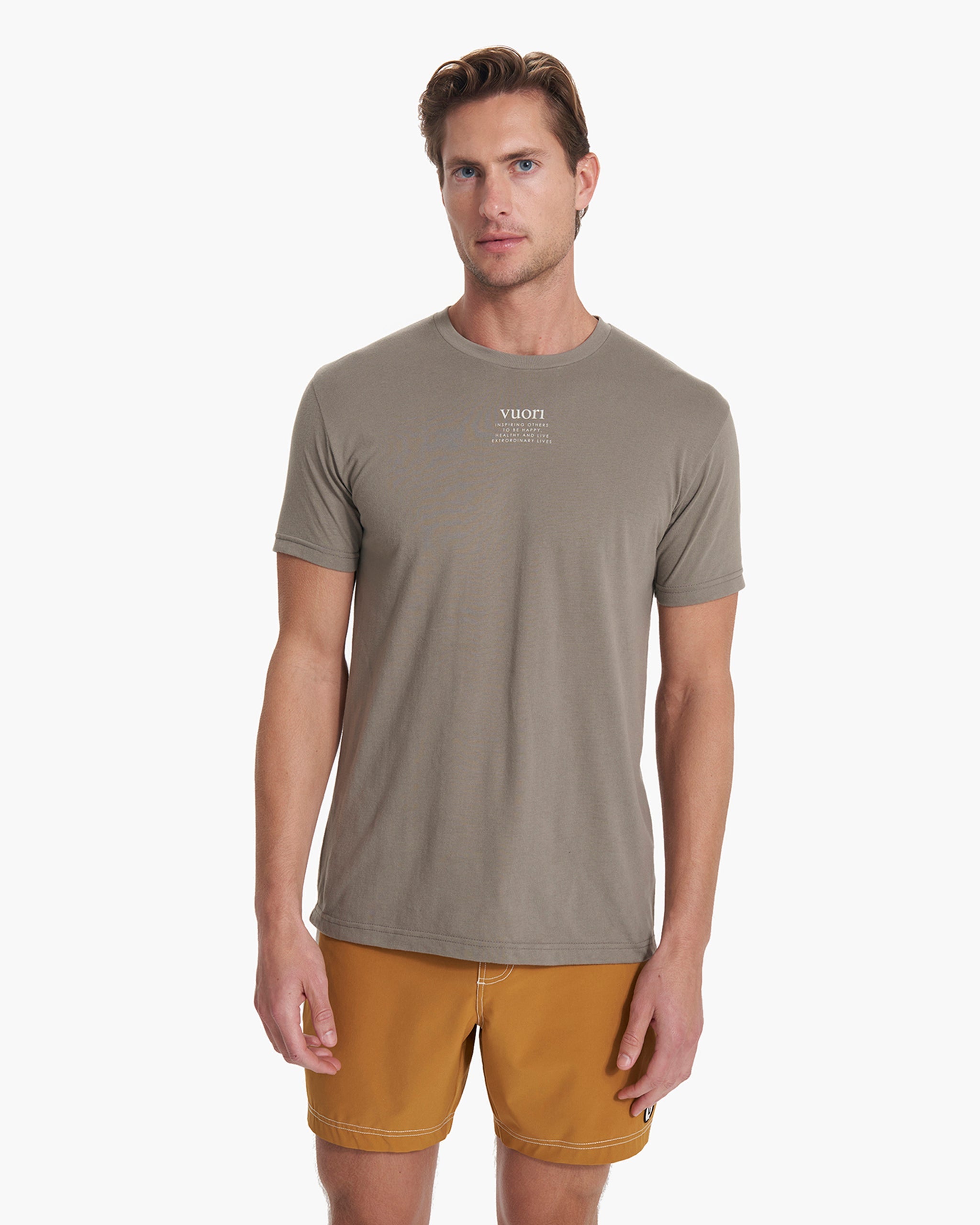 V1 Shine Tee | Warm Grey