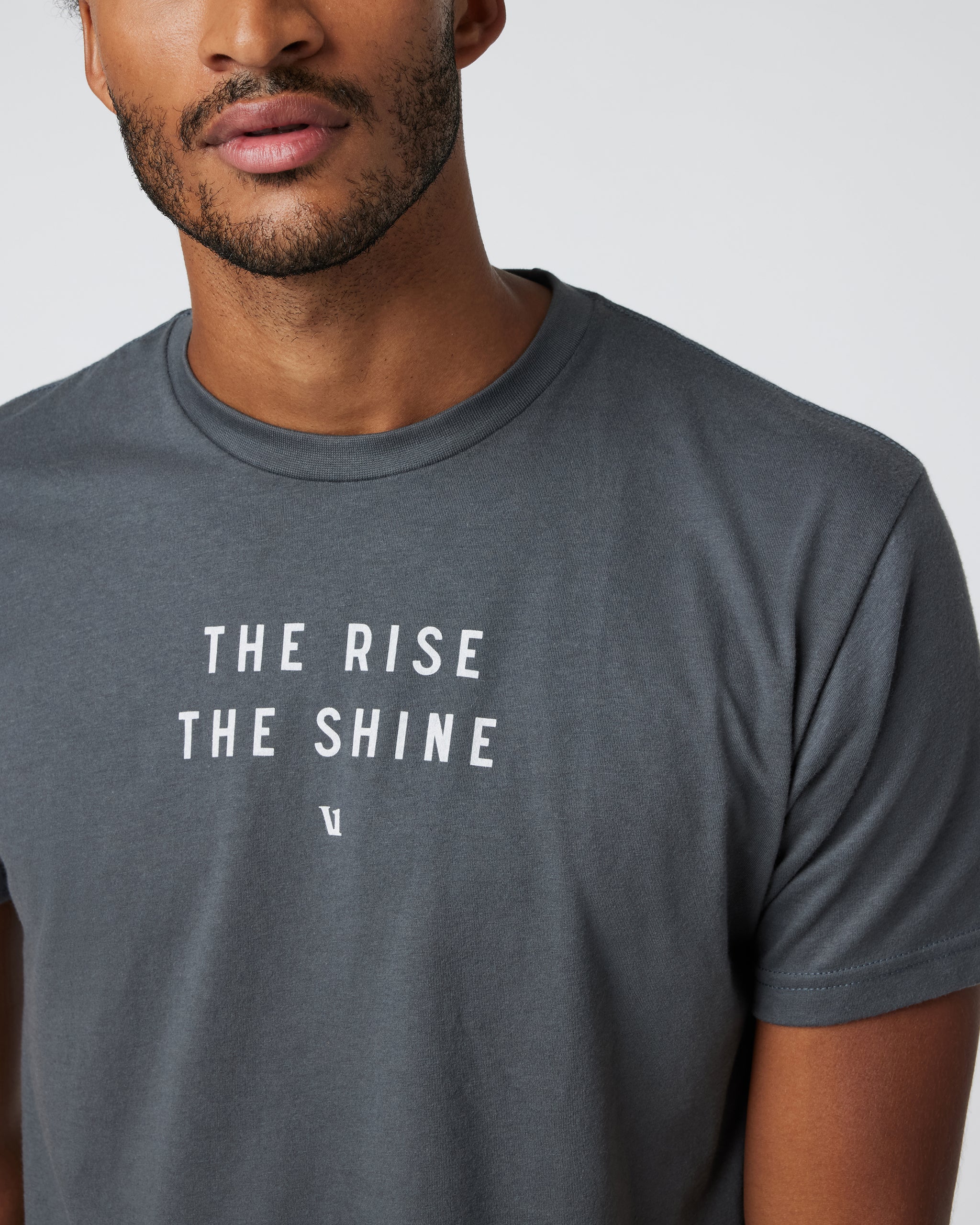 The Rise The Shine Tee | Charcoal - Image 2