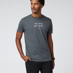 The Rise The Shine Tee | Charcoal