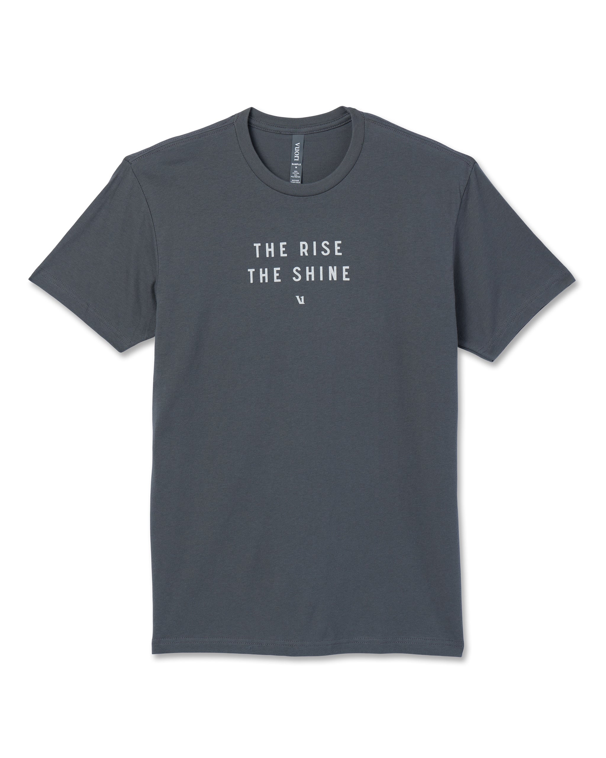 The Rise The Shine Tee | Charcoal - Image 4
