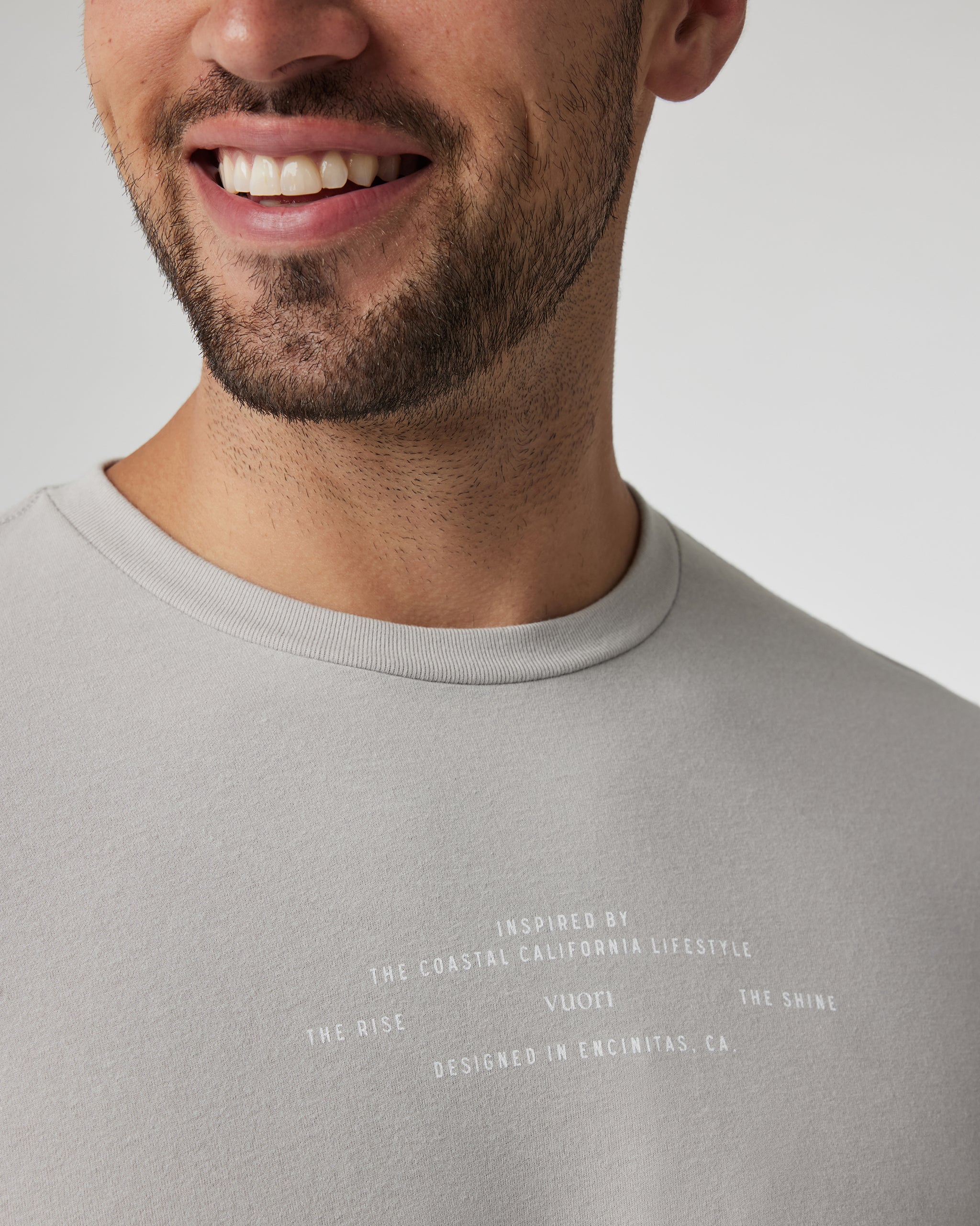 Coastal Lifestyle Tee | Light Grey - Image 4