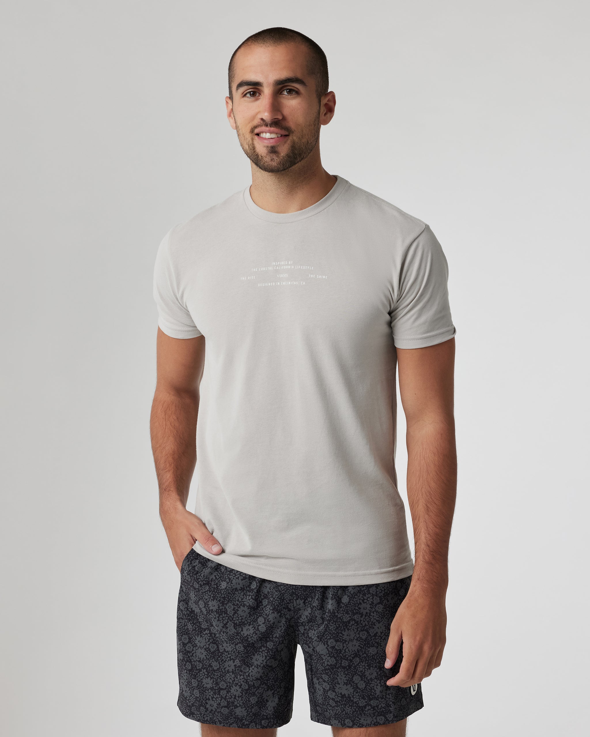 Coastal Lifestyle Tee | Light Grey