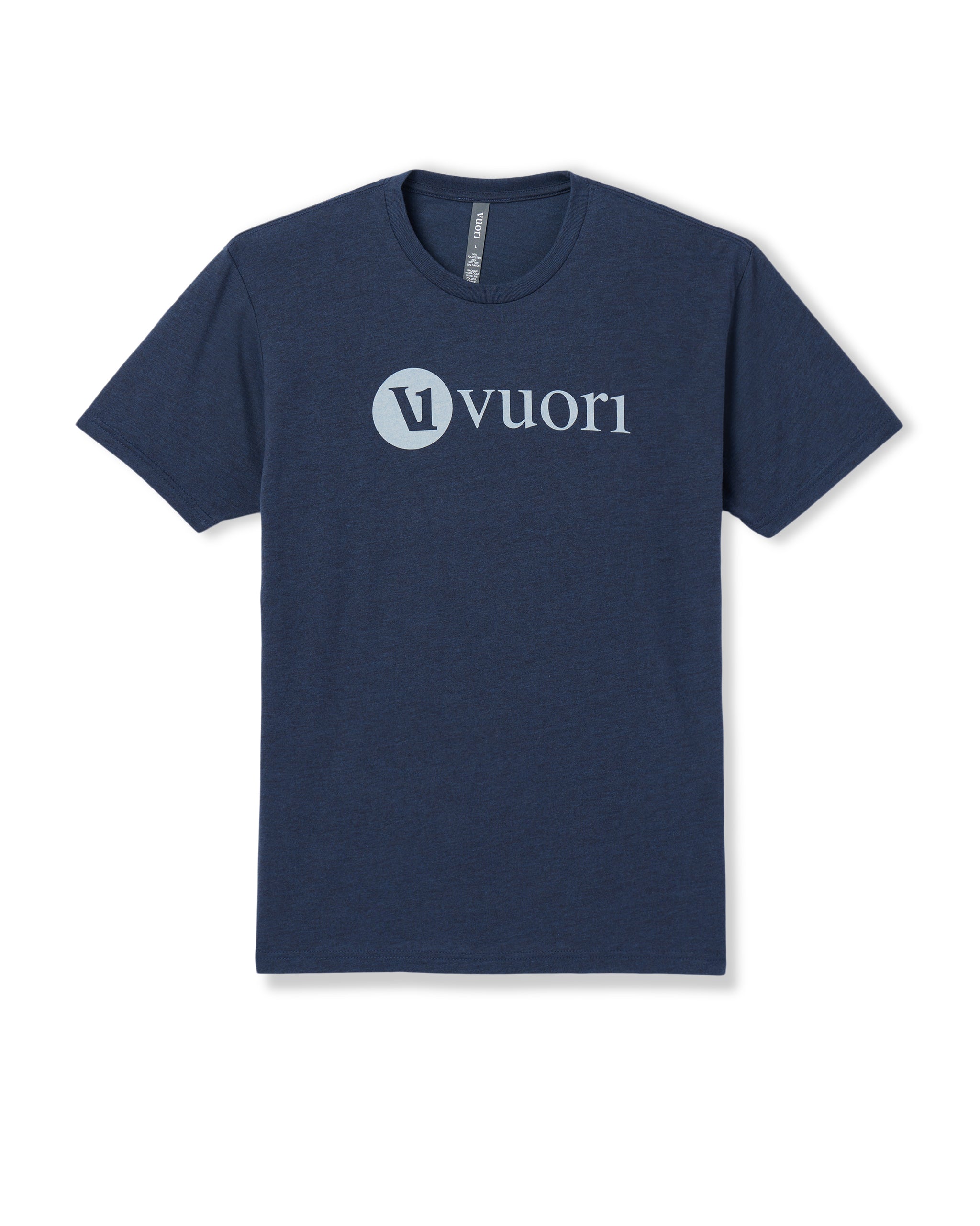 V1 Vuori Wordmark Logo Tee | Navy - Image 4