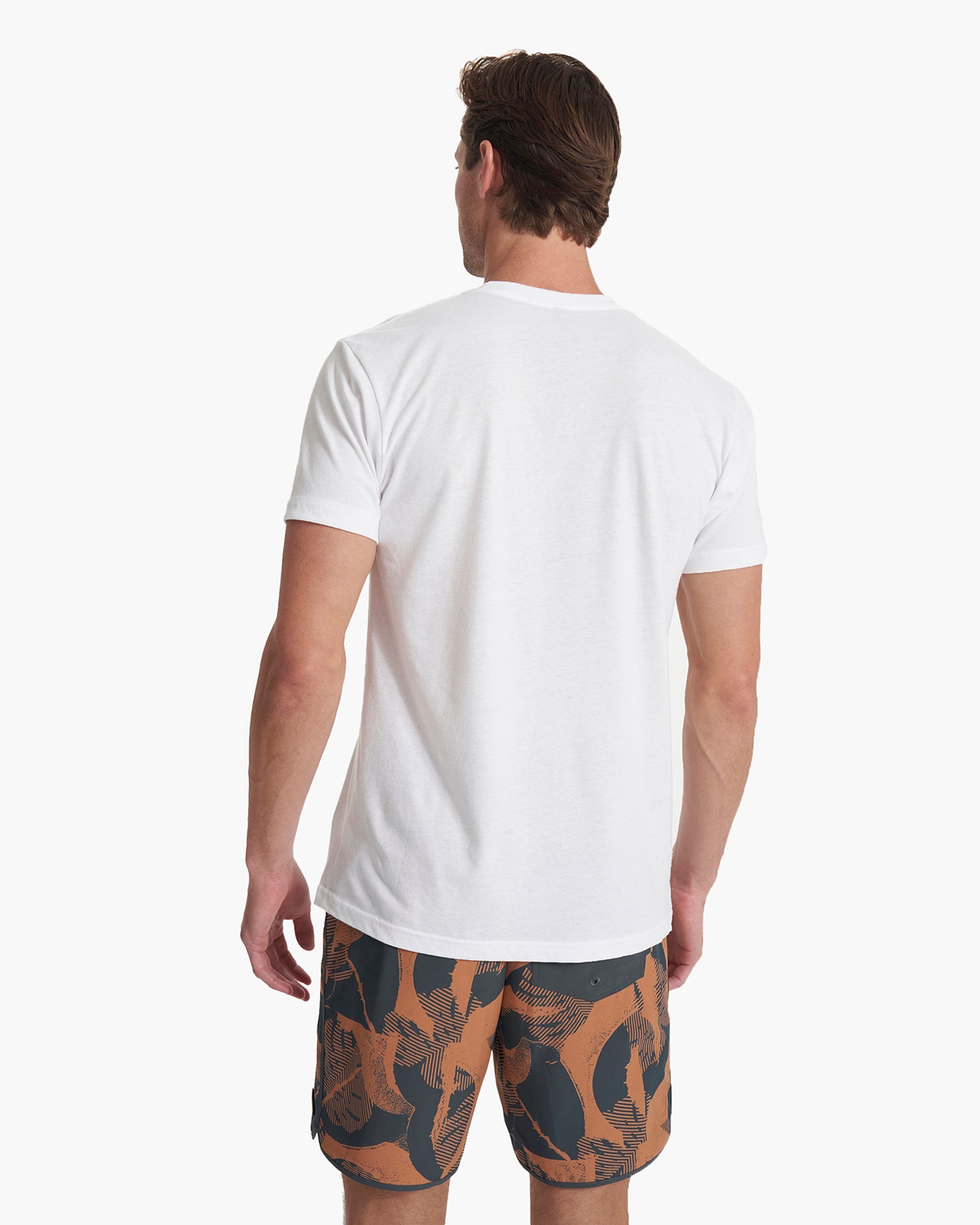 V1 Vuori Wordmark Logo Tee | White/Vintage Charcoal - Image 2