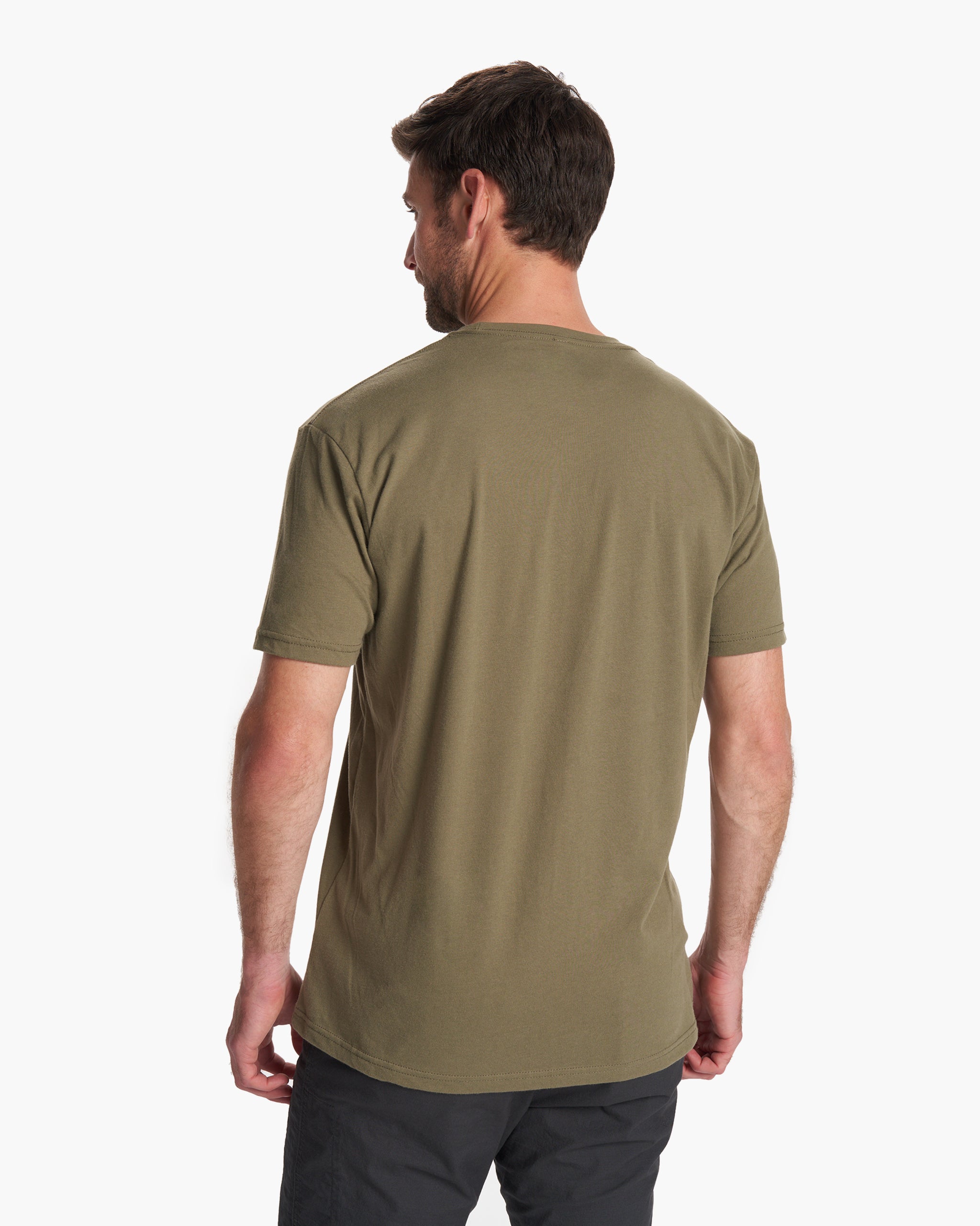 V1 Logo Tee | Army/Black - Image 2