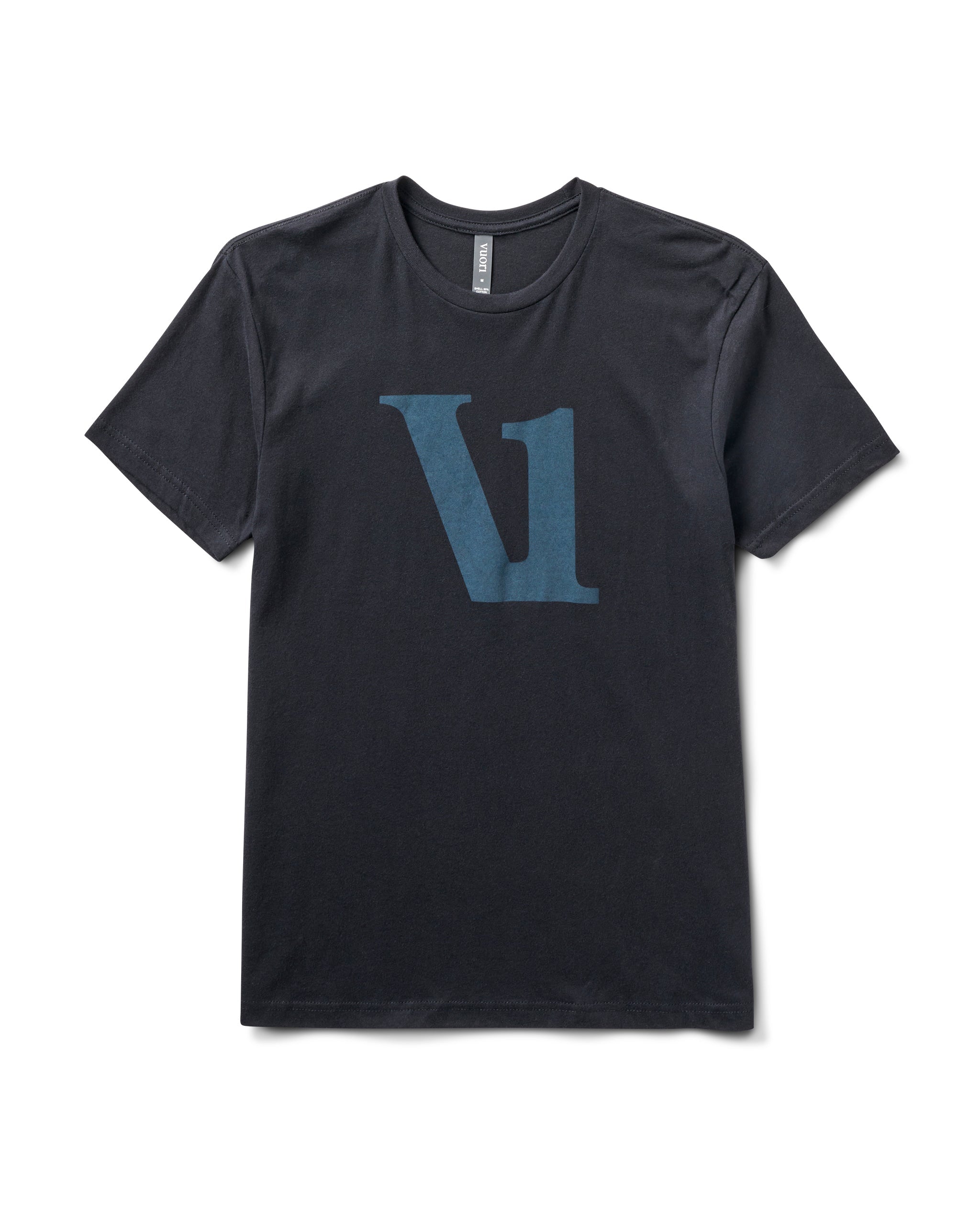 V1 Logo Tee | Black/Charcoal - Image 4