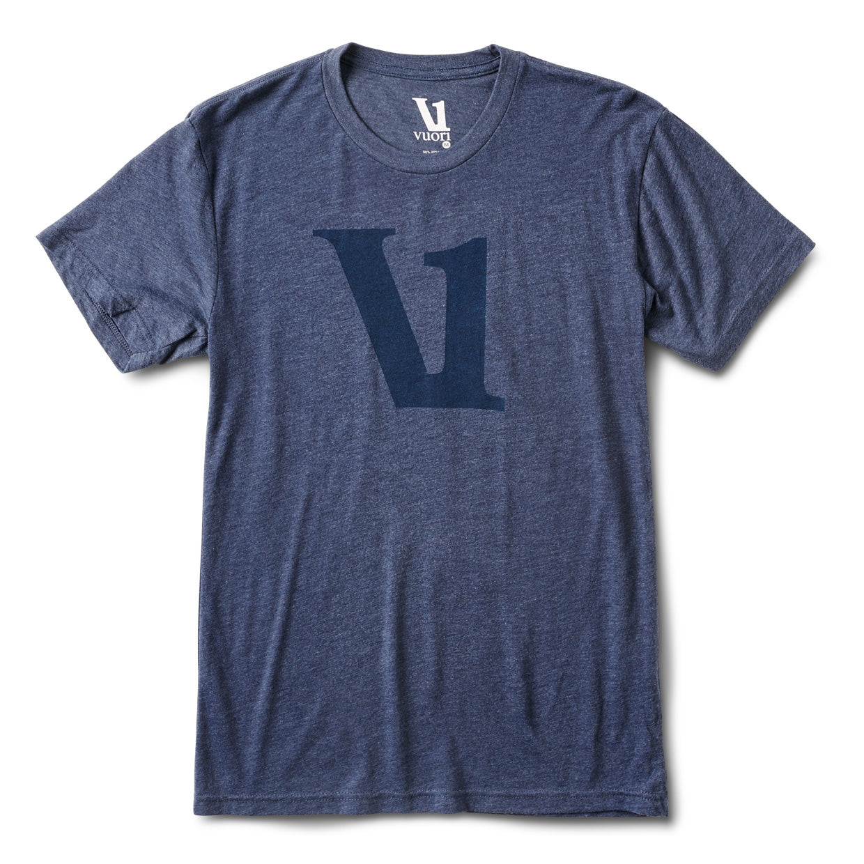 V1 Logo Tee | Navy Heather - Image 3