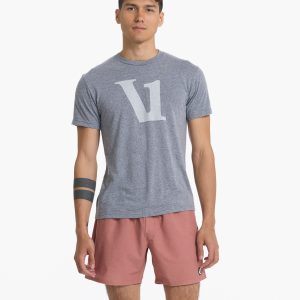 V1 Logo Tee | White/Cloud