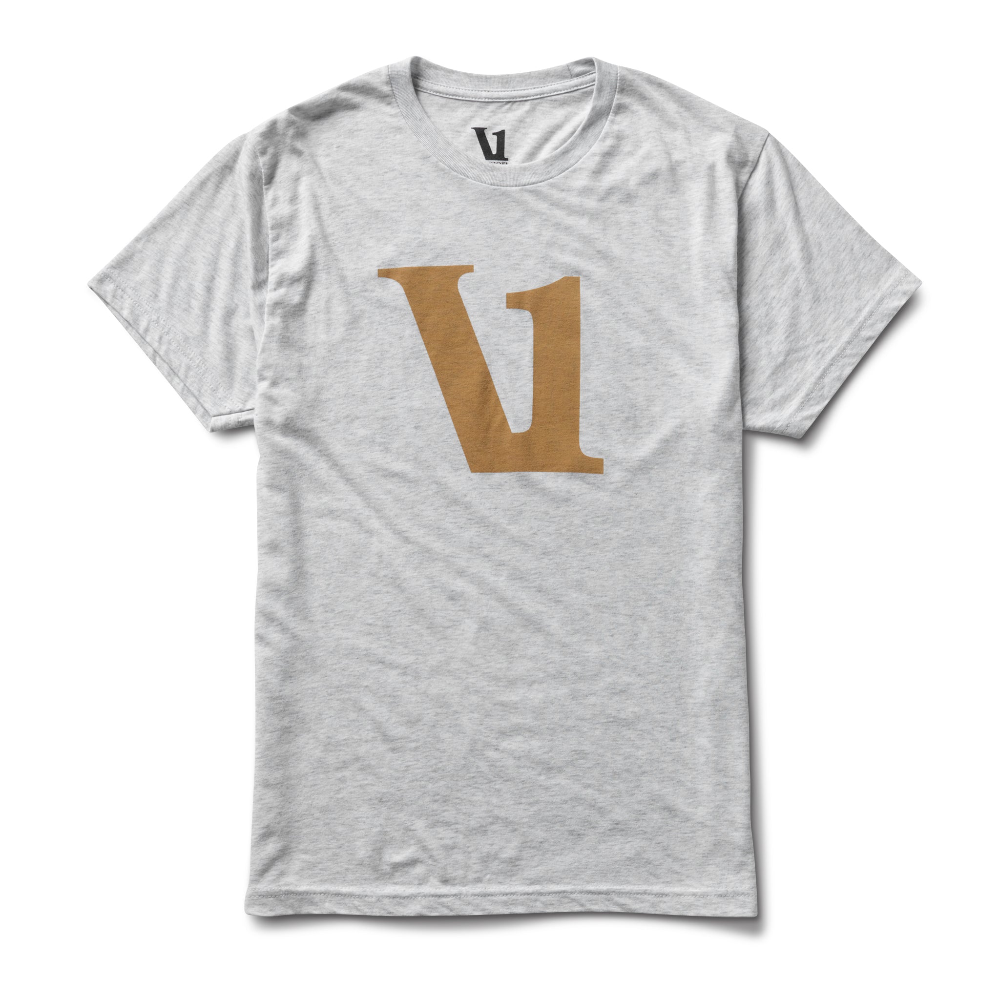 V1 Logo Tee | White Heather - Image 5
