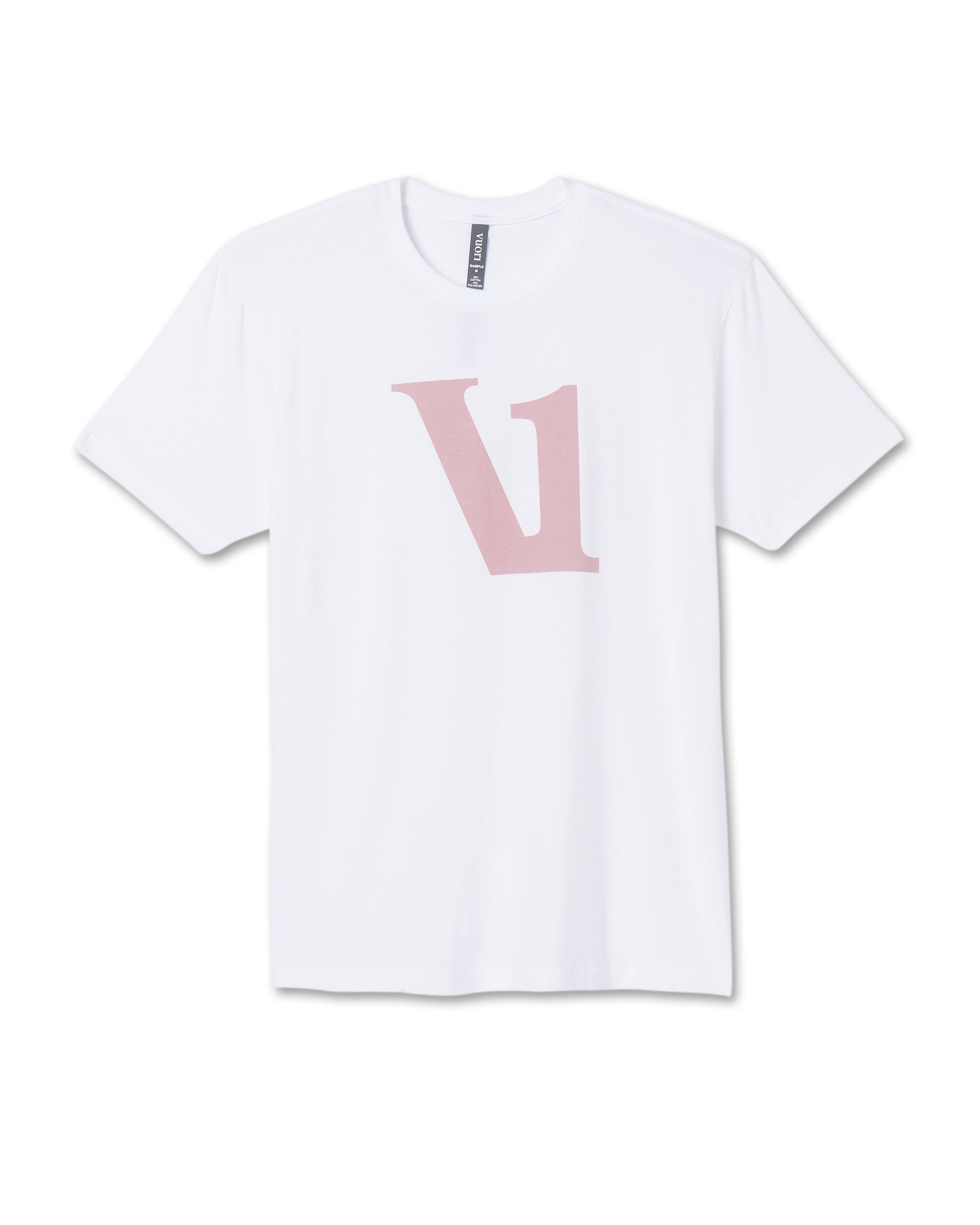 V1 Logo Tee | White/Umber - Image 4