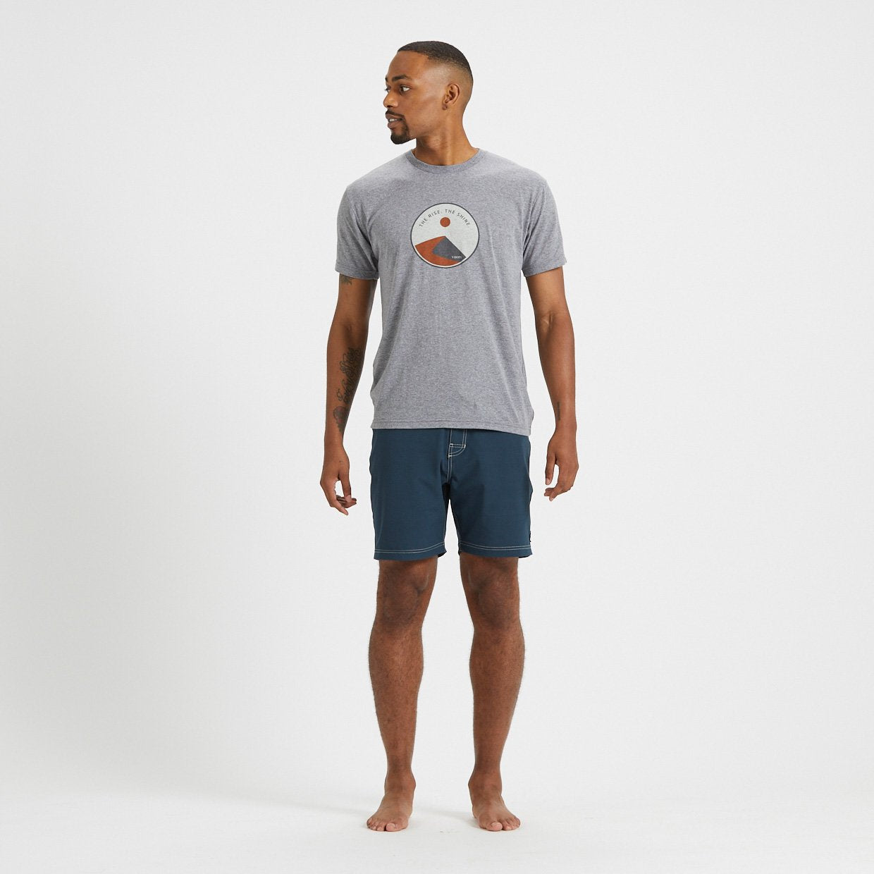 Dunes Tee | Heather Grey - Image 3