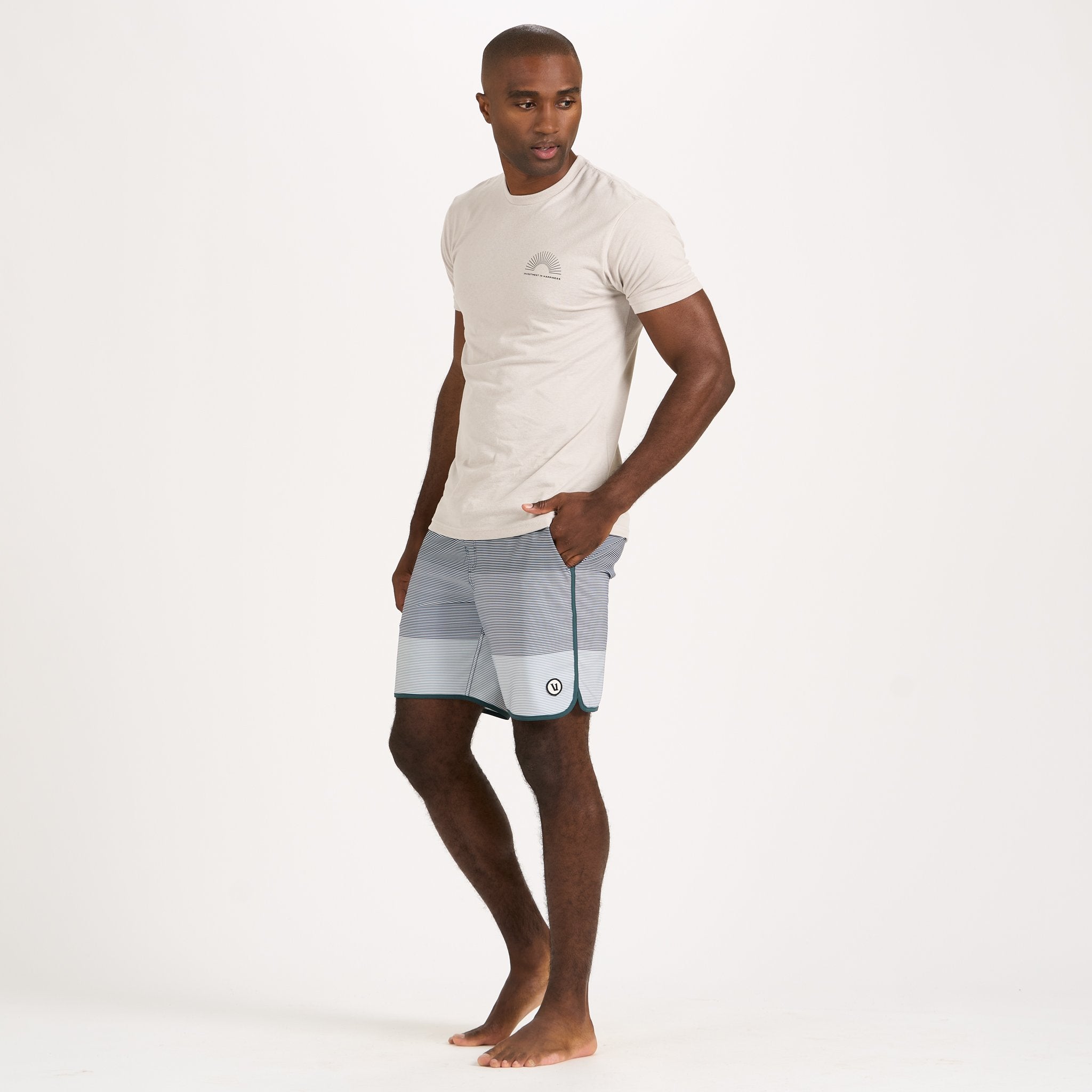 Investment in Happiness Tee | Light Grey - Image 3