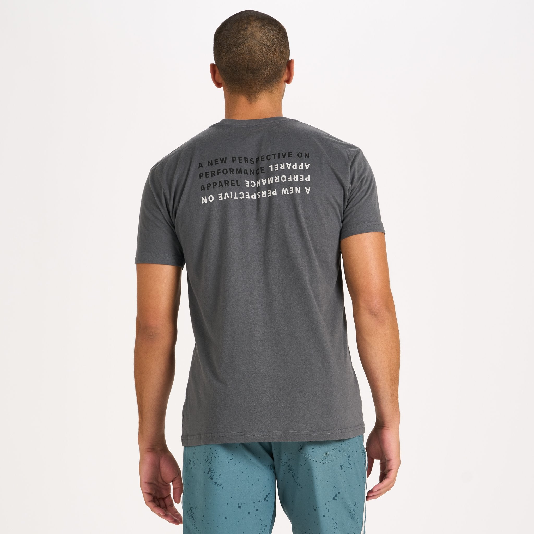 New Perspective Tee | Charcoal - Image 2