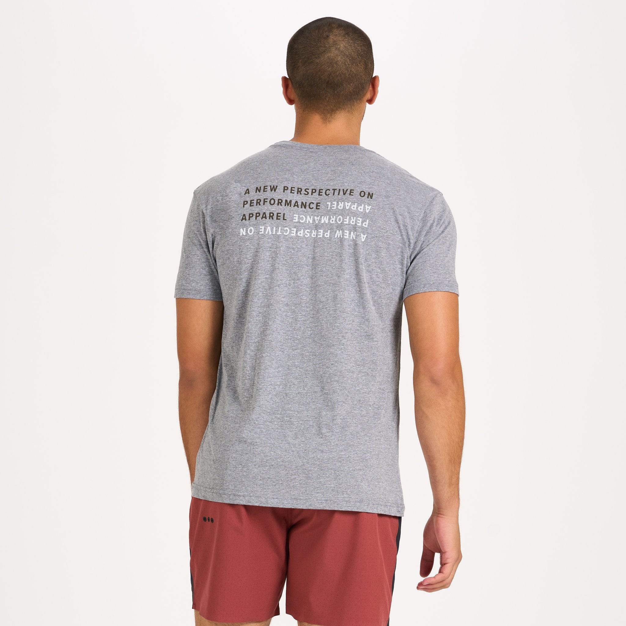 New Perspective Tee | Heather Grey
