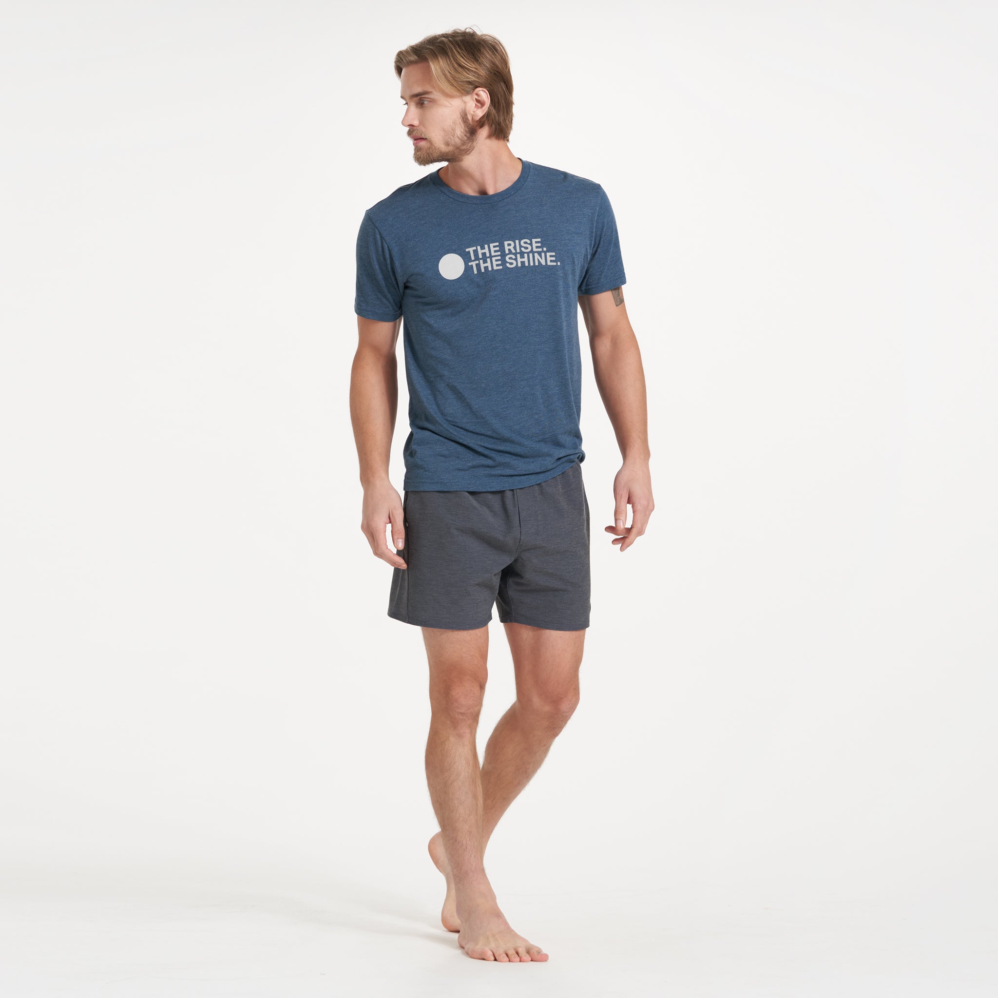 TRTS Tonal Tee | Indigo Heather - Image 4