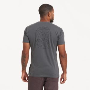 Mountain Peak Tee | Charcoal