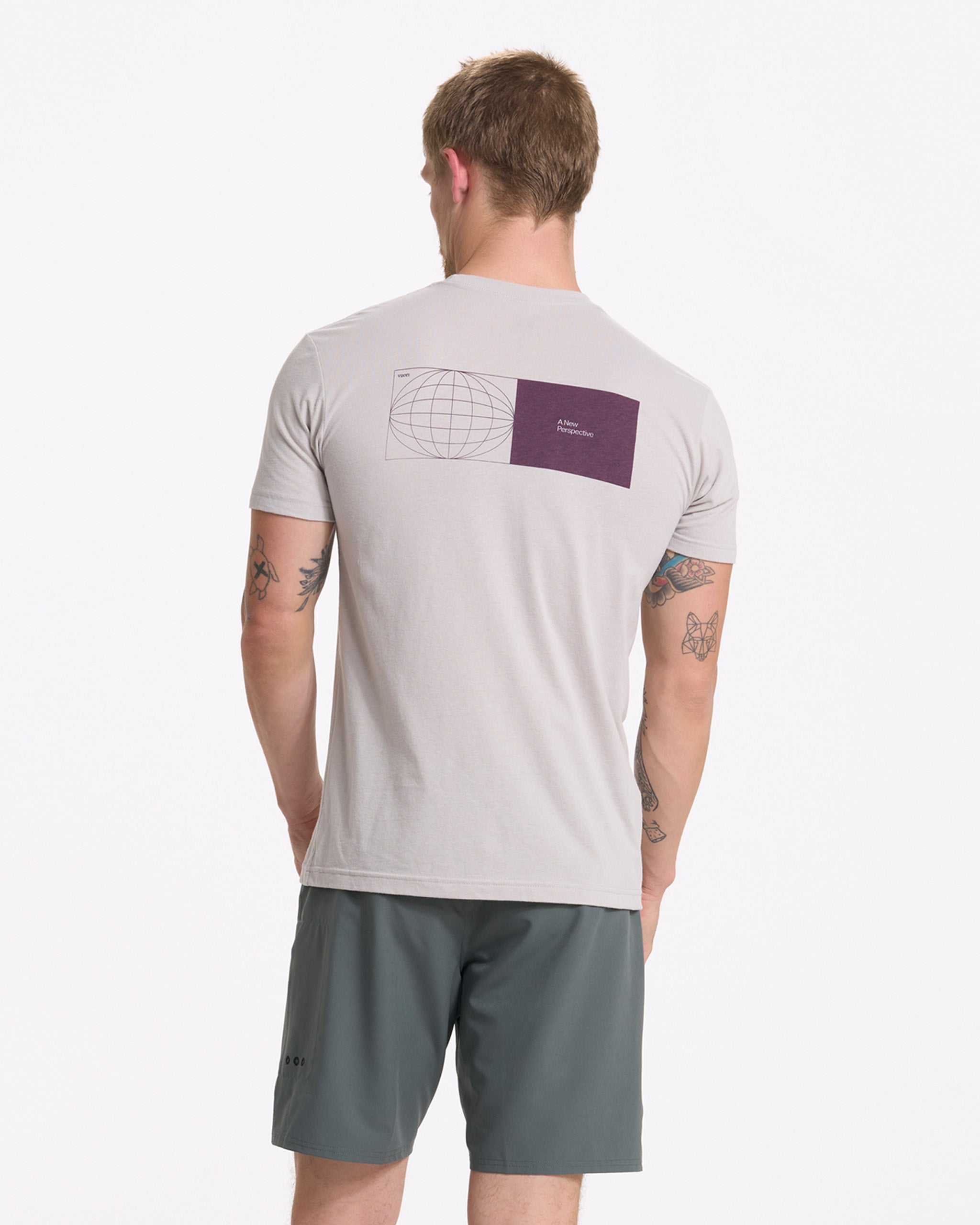 Dimension Tee | Light Grey - Image 2