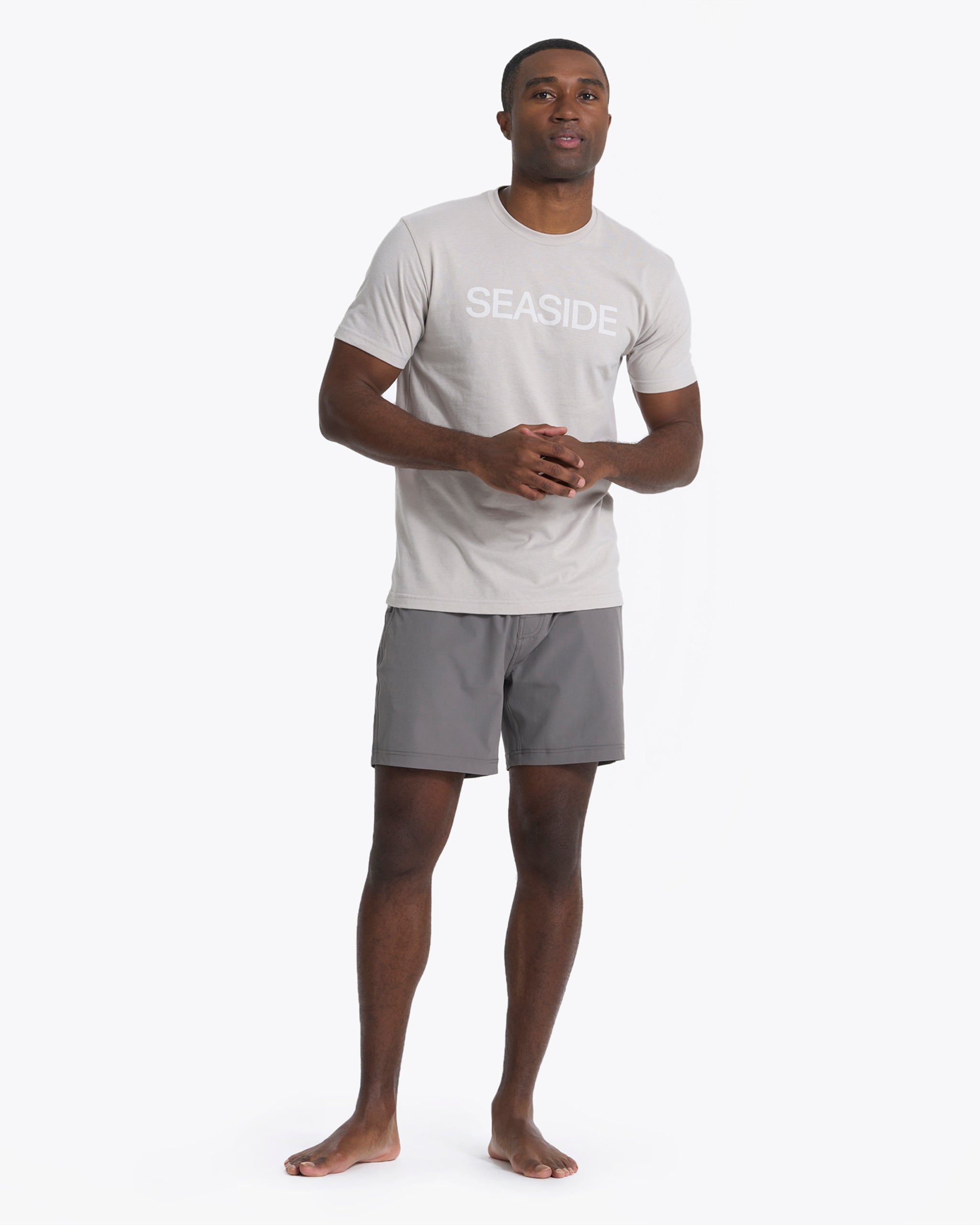 Seaside Tee | Light Grey - Image 3