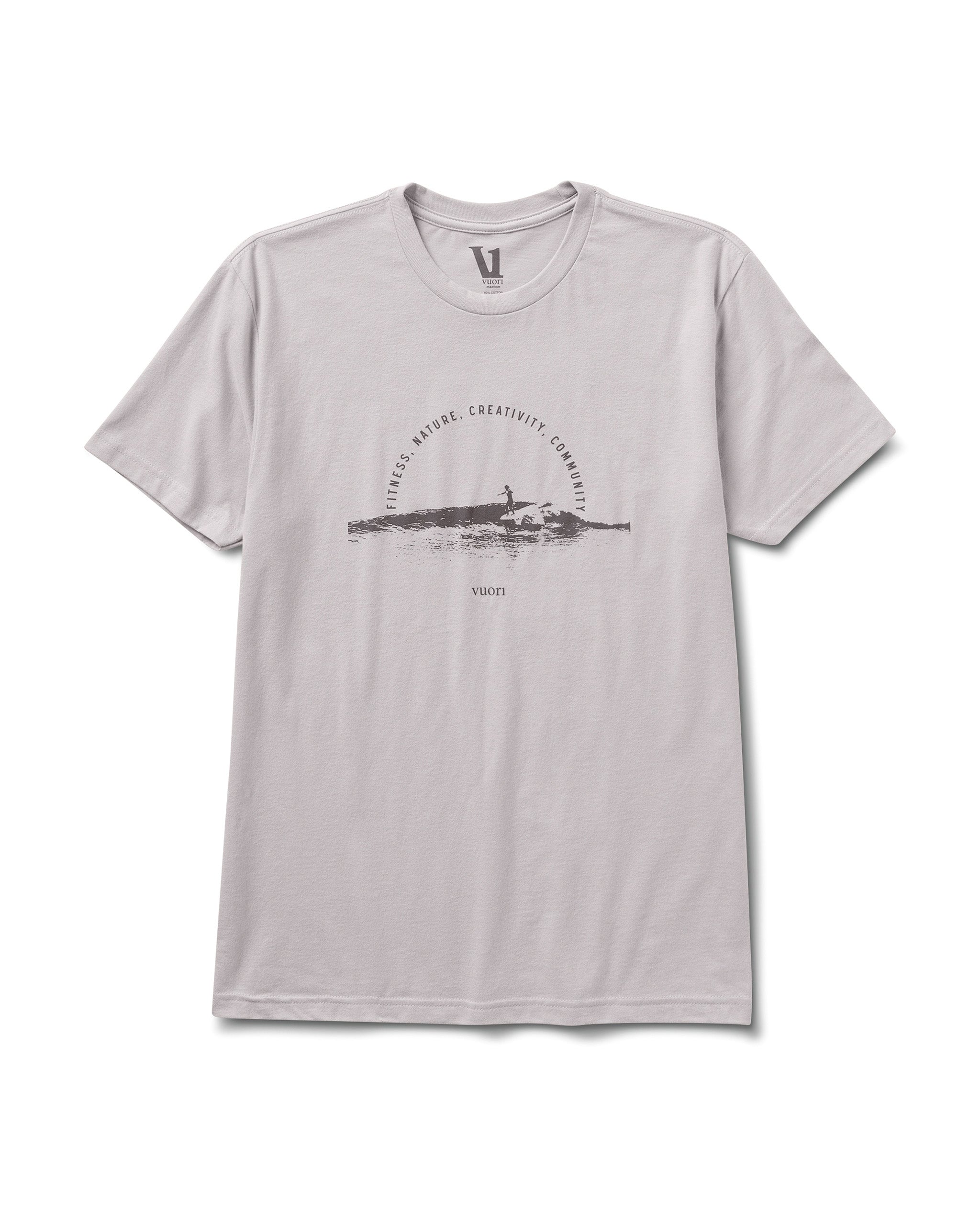 Sun Sets Tee | Light Grey - Image 5