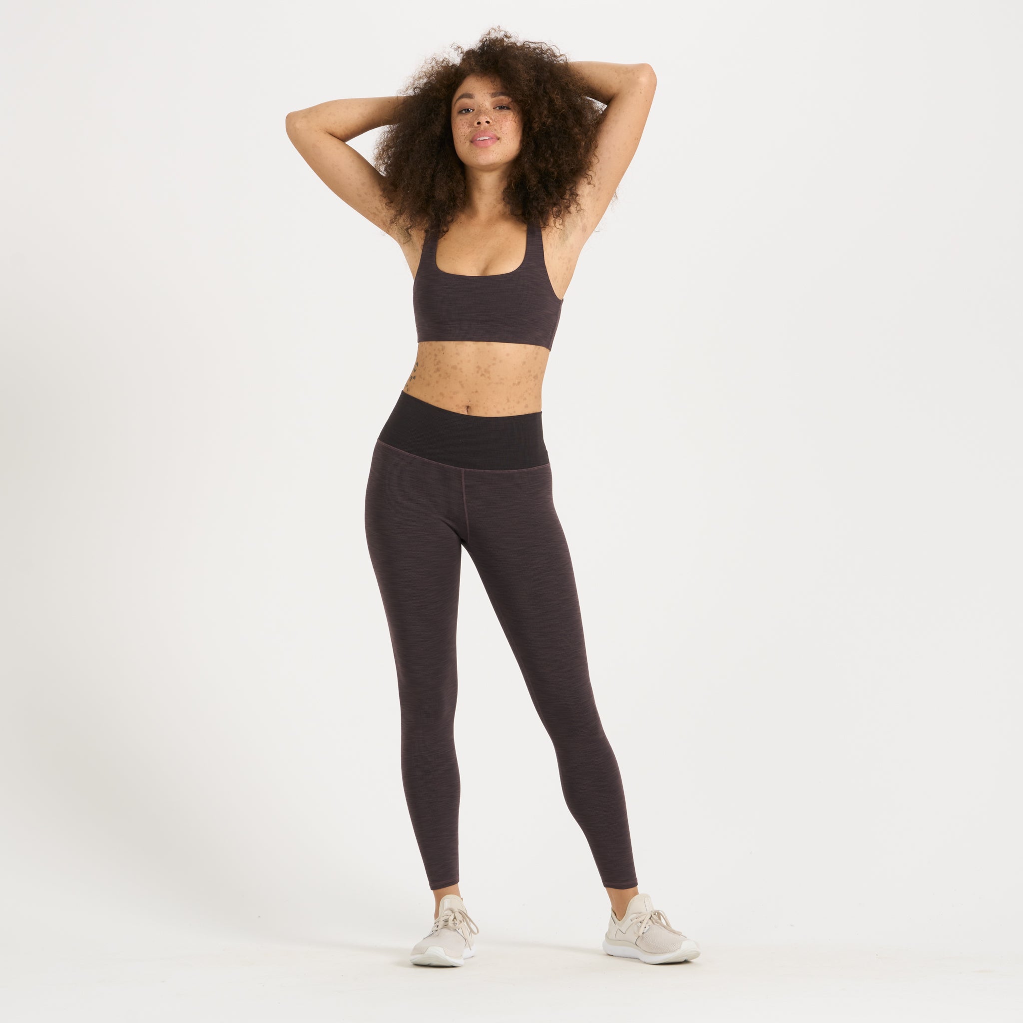 Lux Rib Daily Bra | Quartz Heather - Image 4