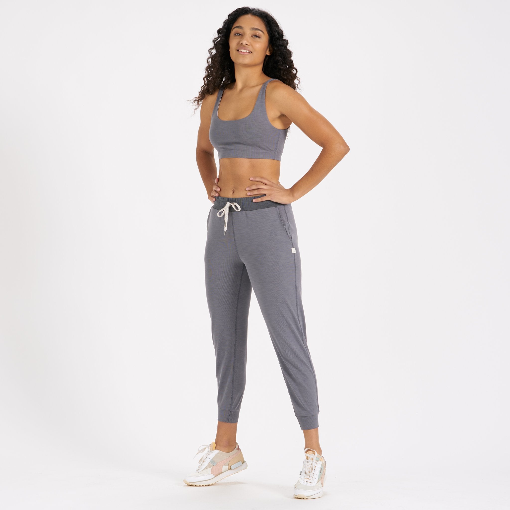 Lux Rib Daily Bra | Heather Grey - Image 4