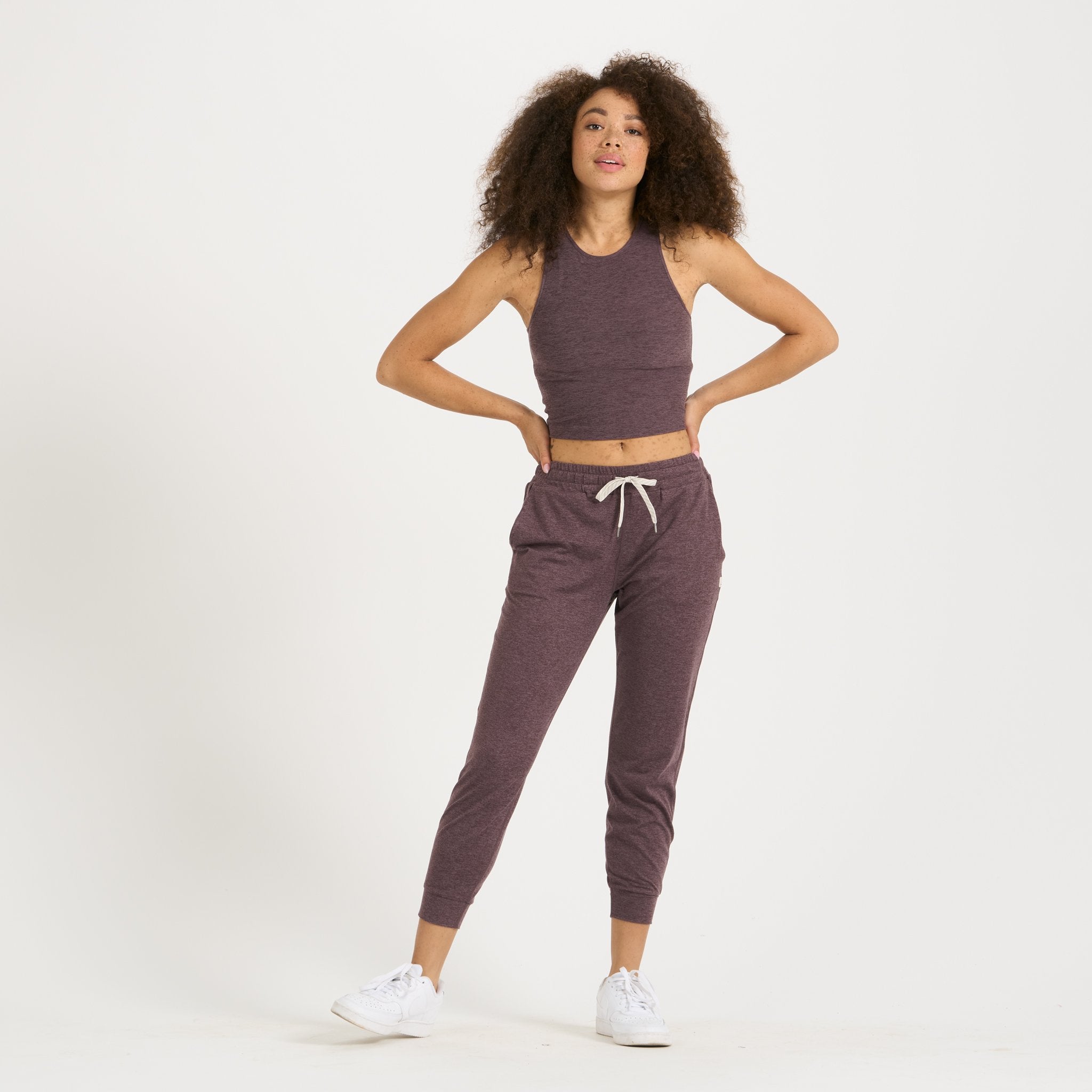 Elevation Plyo Tank | Smoked Plum Heather - Image 3