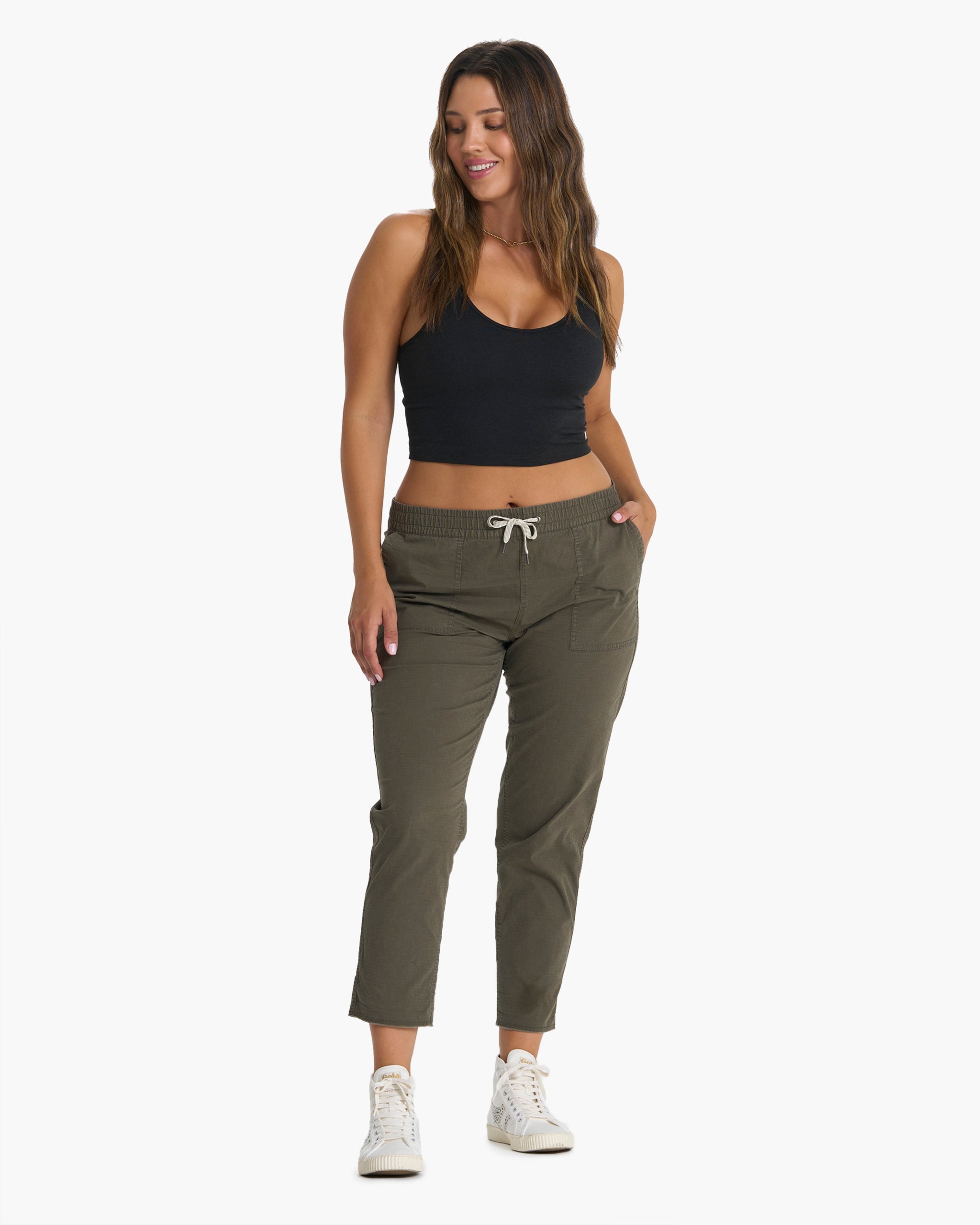 Halo Performance Crop | Black Heather - Image 4