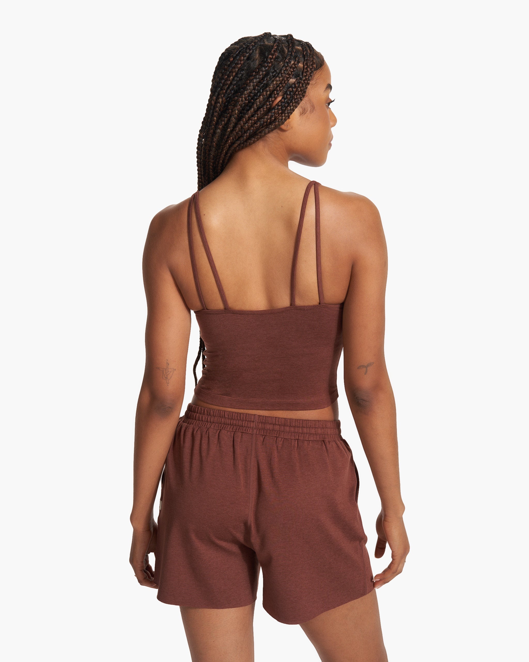 Halo Performance Crop | Cedar Heather - Image 4