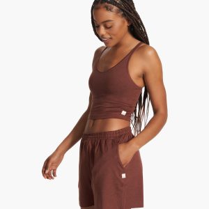 Halo Performance Crop | Cedar Heather