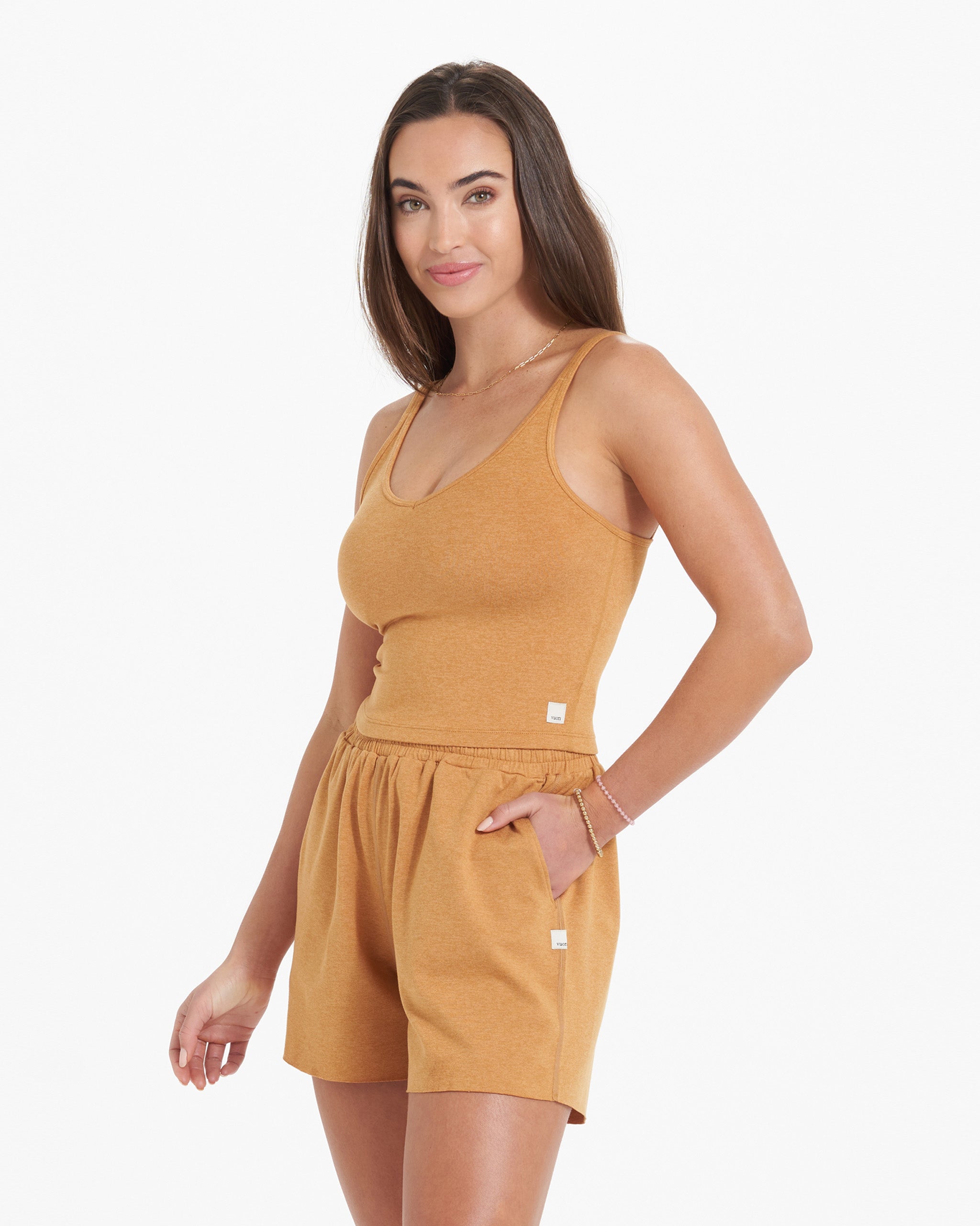 Halo Performance Crop | Flax Heather - Image 4