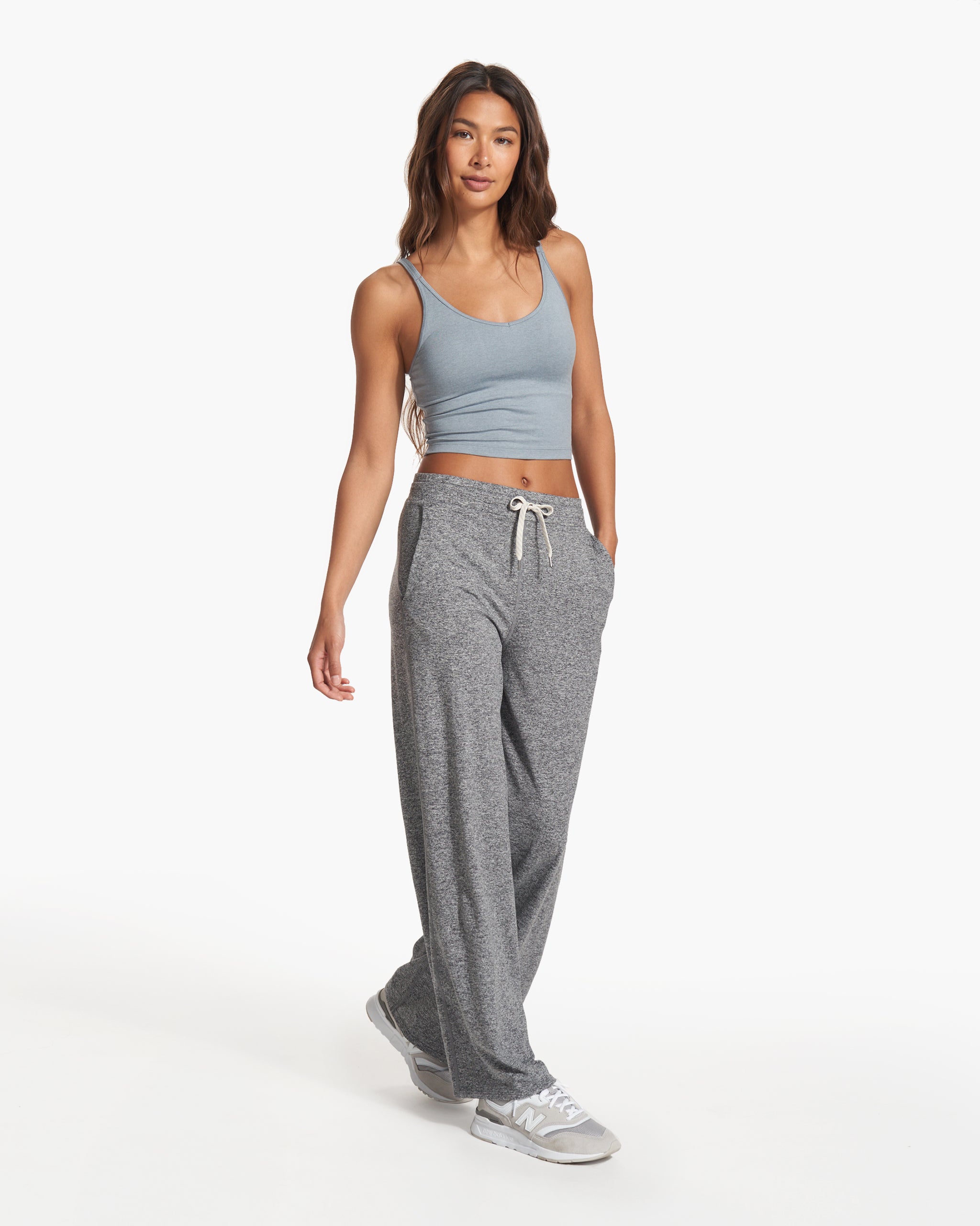 Halo Performance Crop | Flint Heather - Image 5