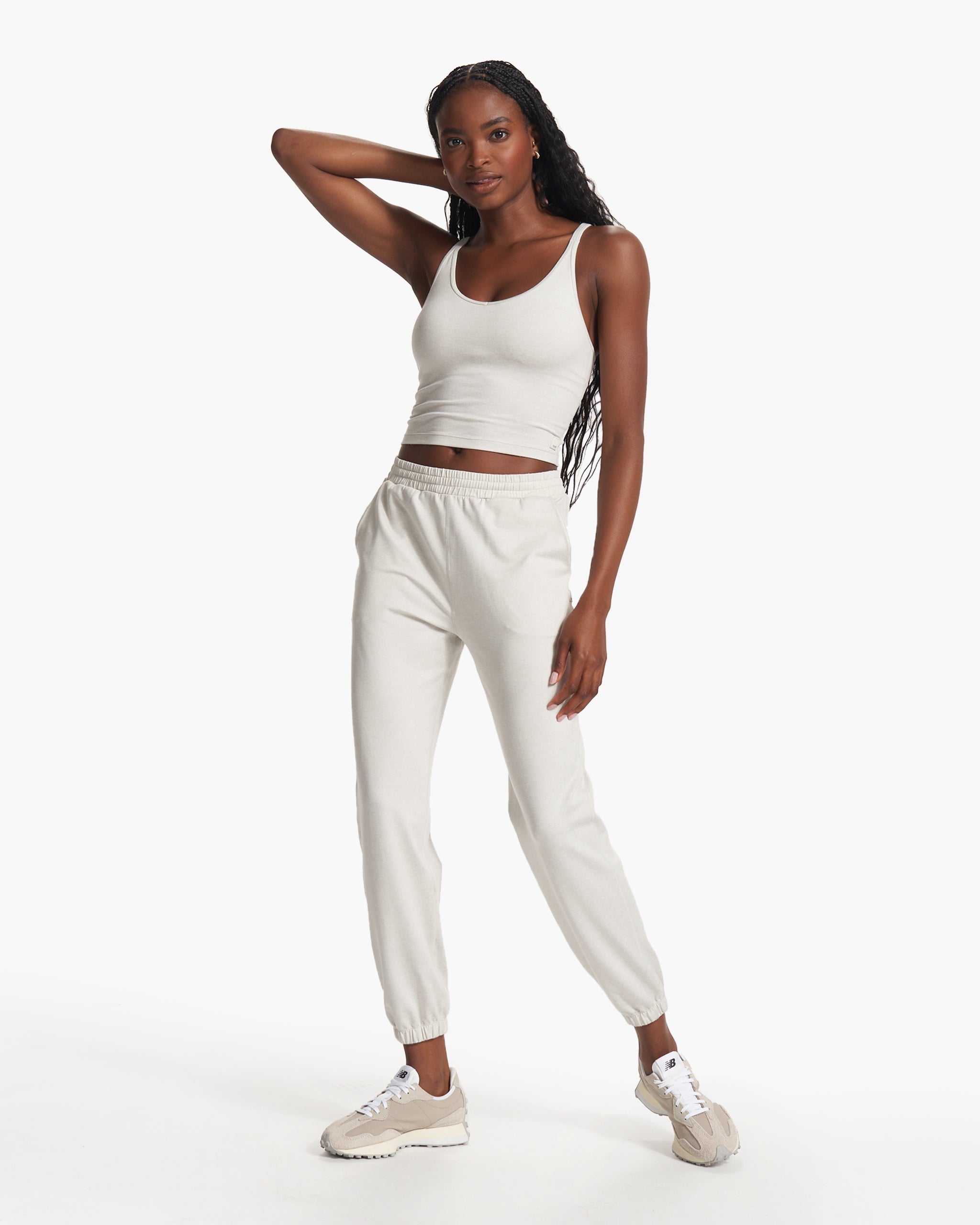 Halo Performance Crop | Salt Heather - Image 5